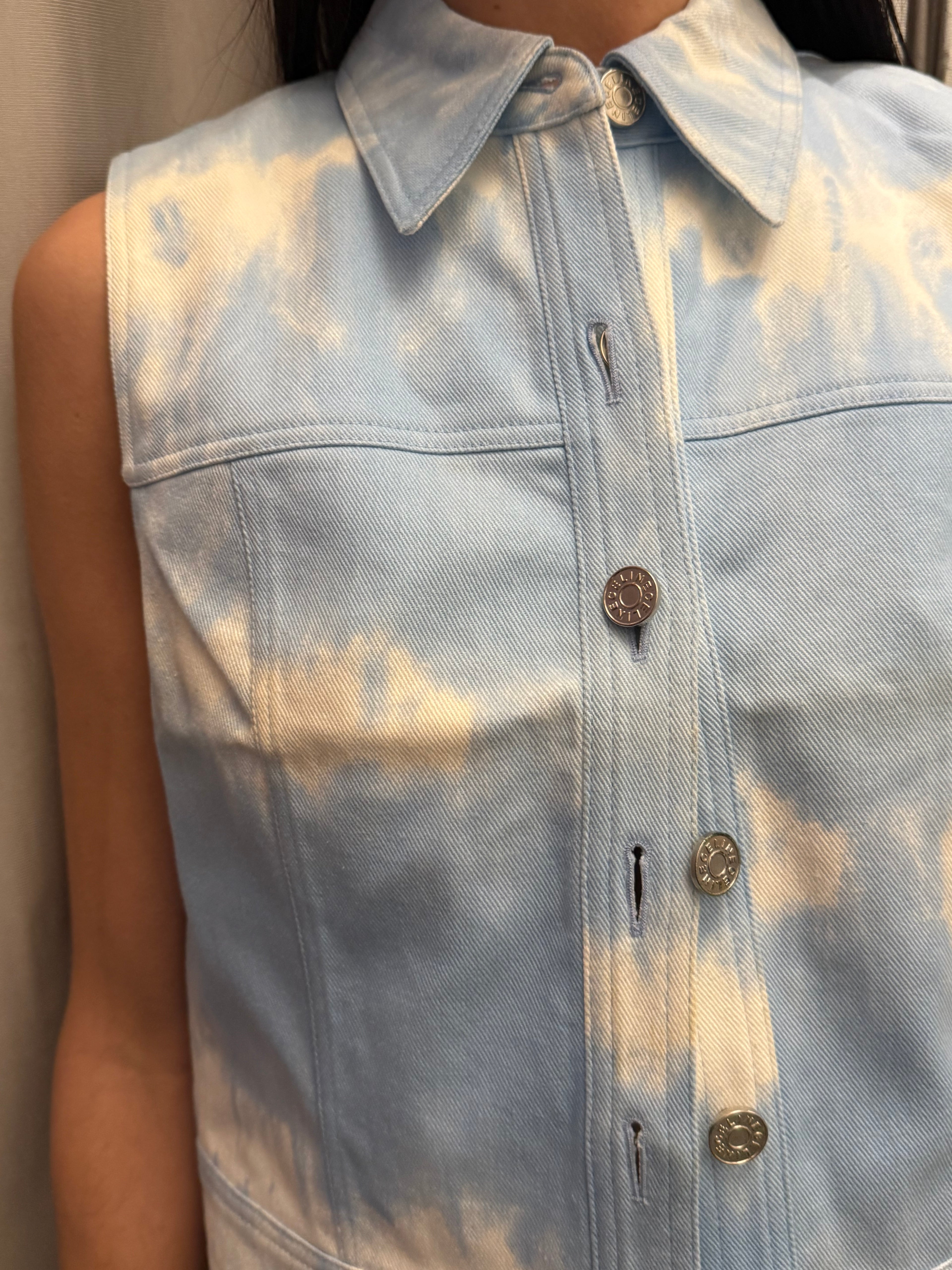 Celine S/S 2000 Runway Print Top