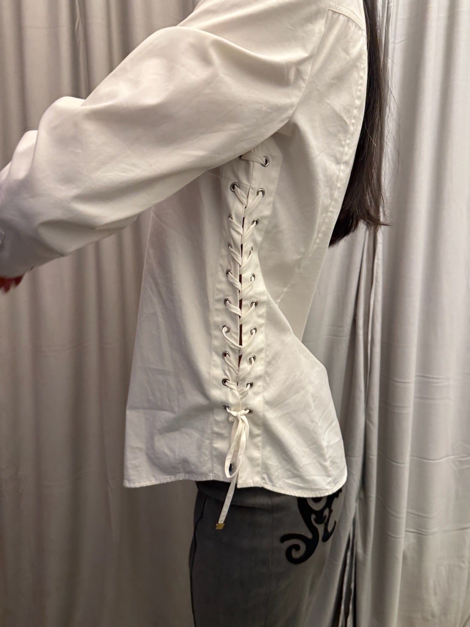 Gucci Lace Up Shirt
