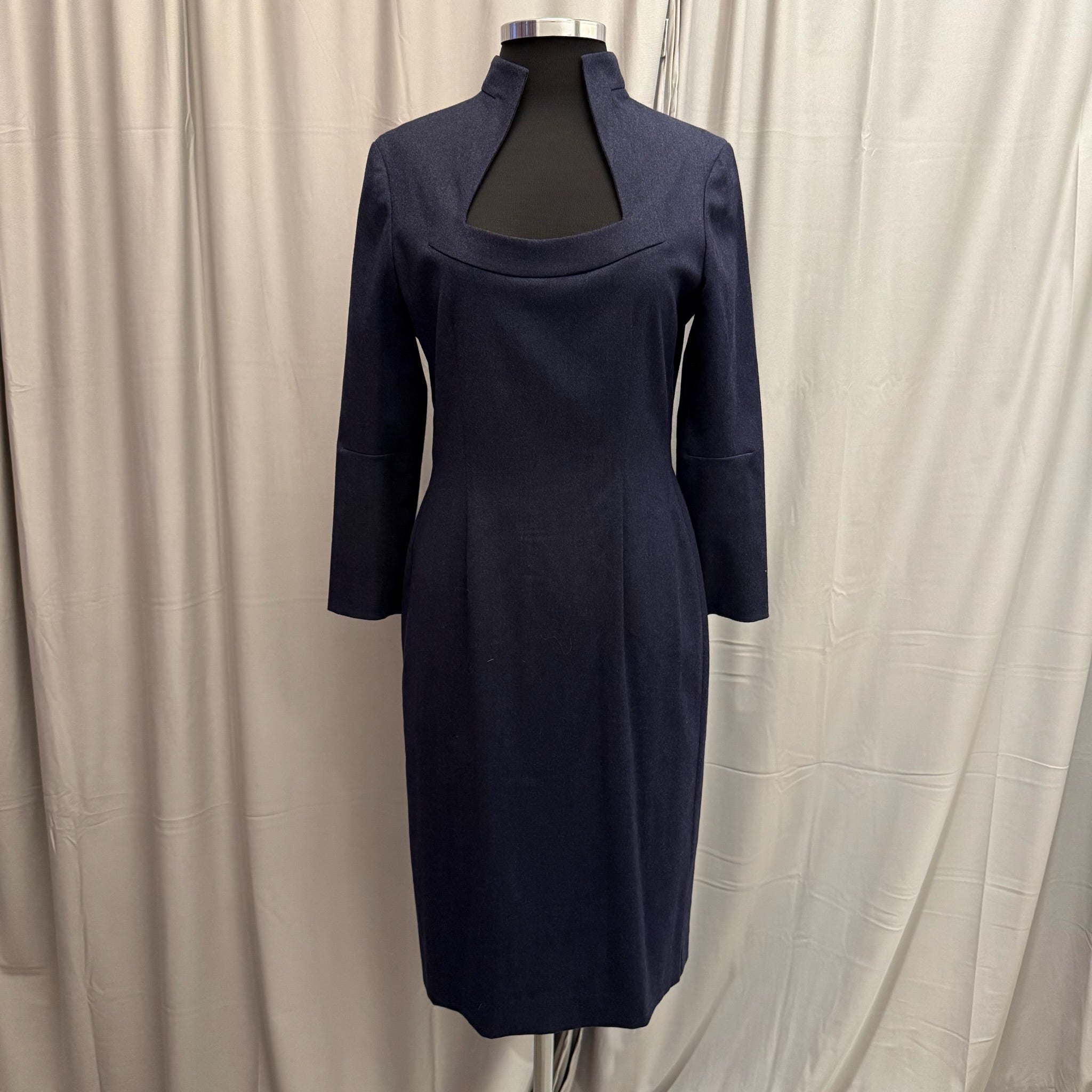 Alexander Mcqueen Maxi Wool Dress