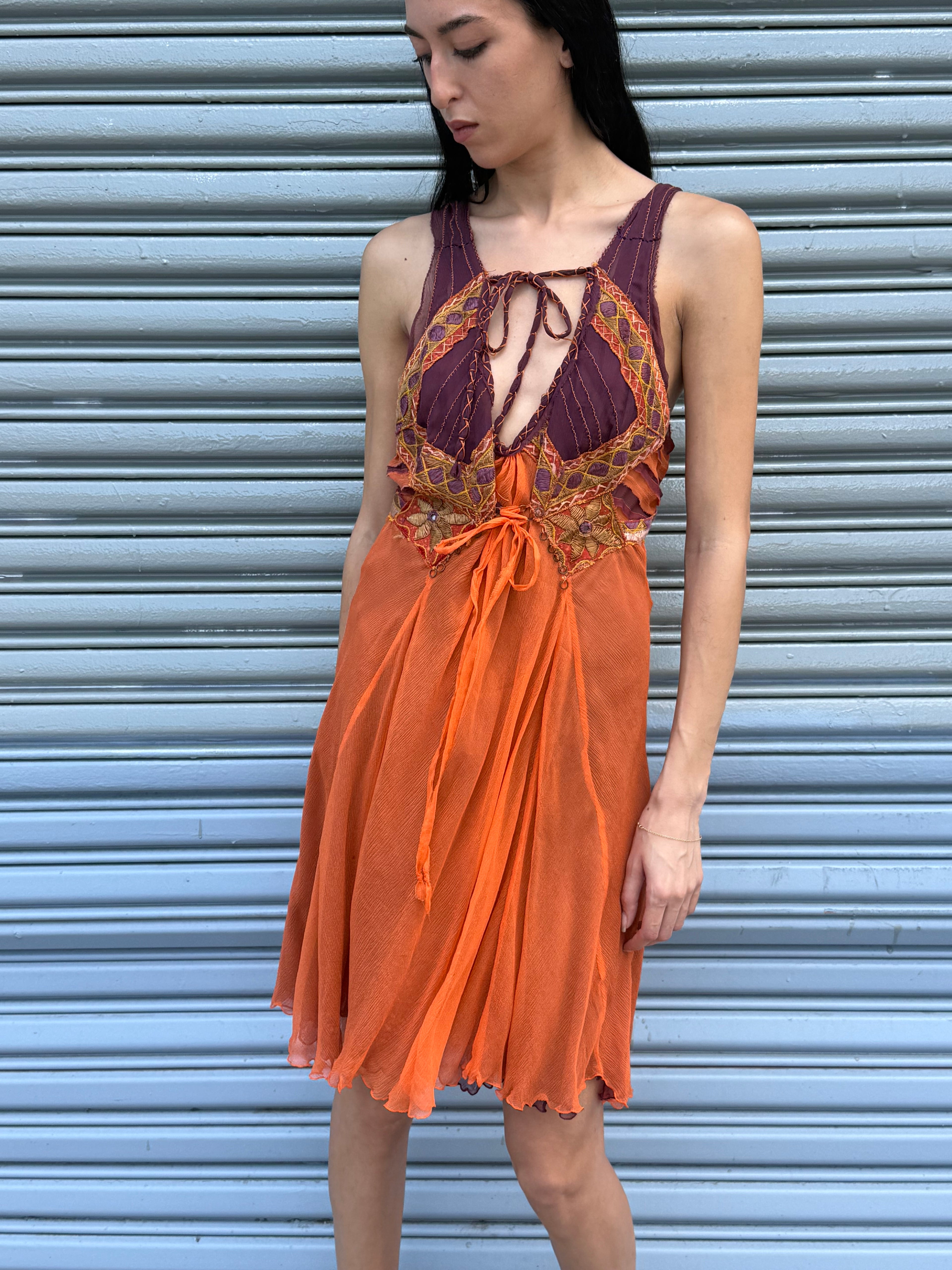 Alberta Ferretti Silk Dress