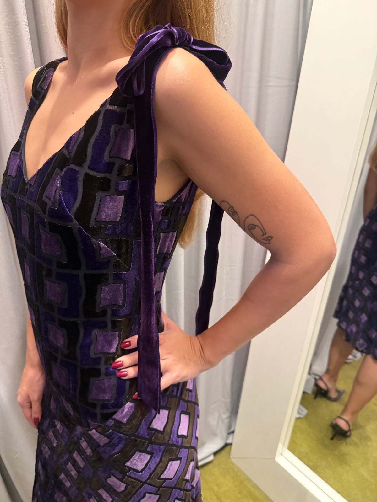 Blumarine Velvet Dress