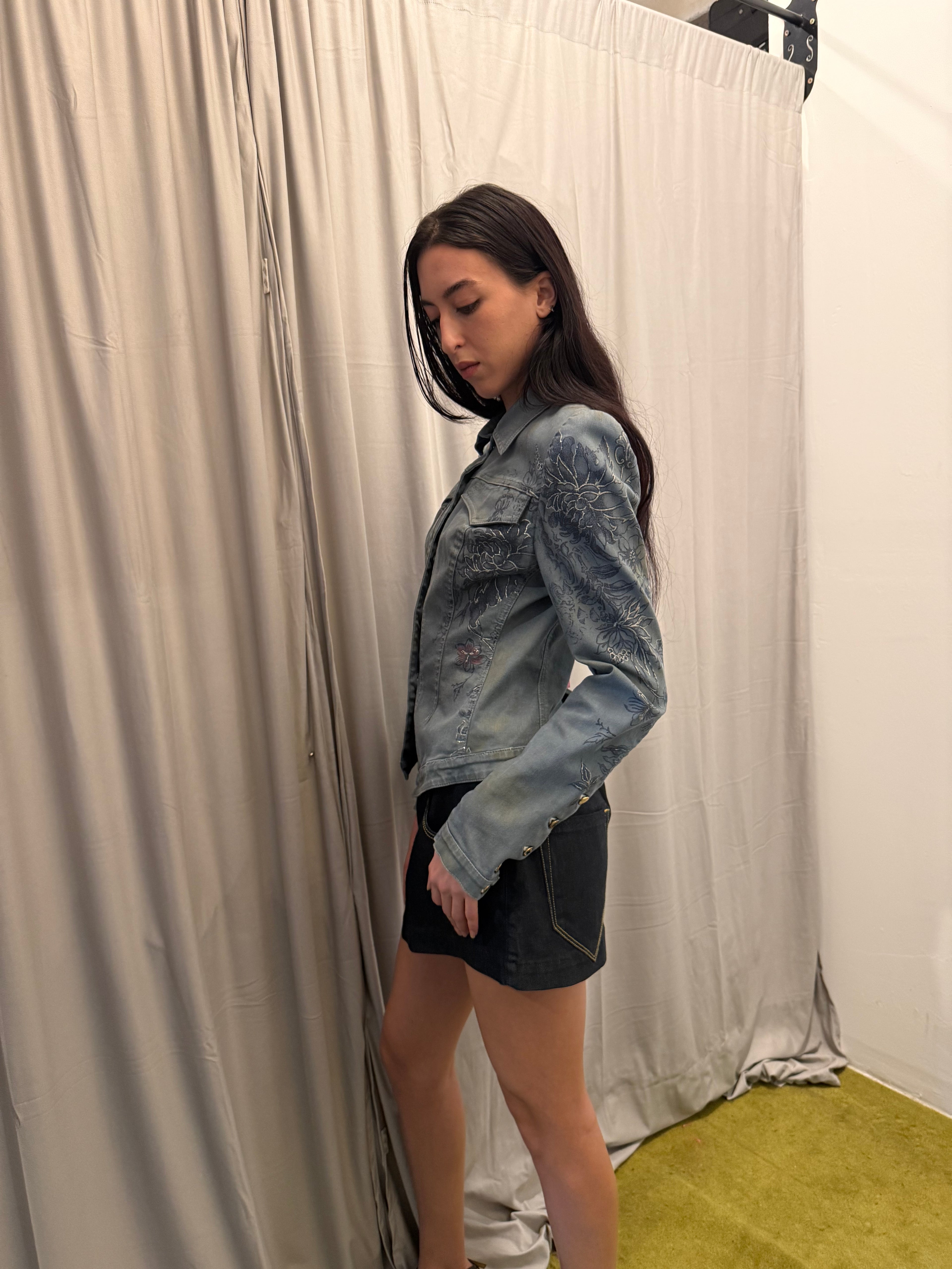 Roberto Cavalli S/S 2003 Tattoo Print Jacket