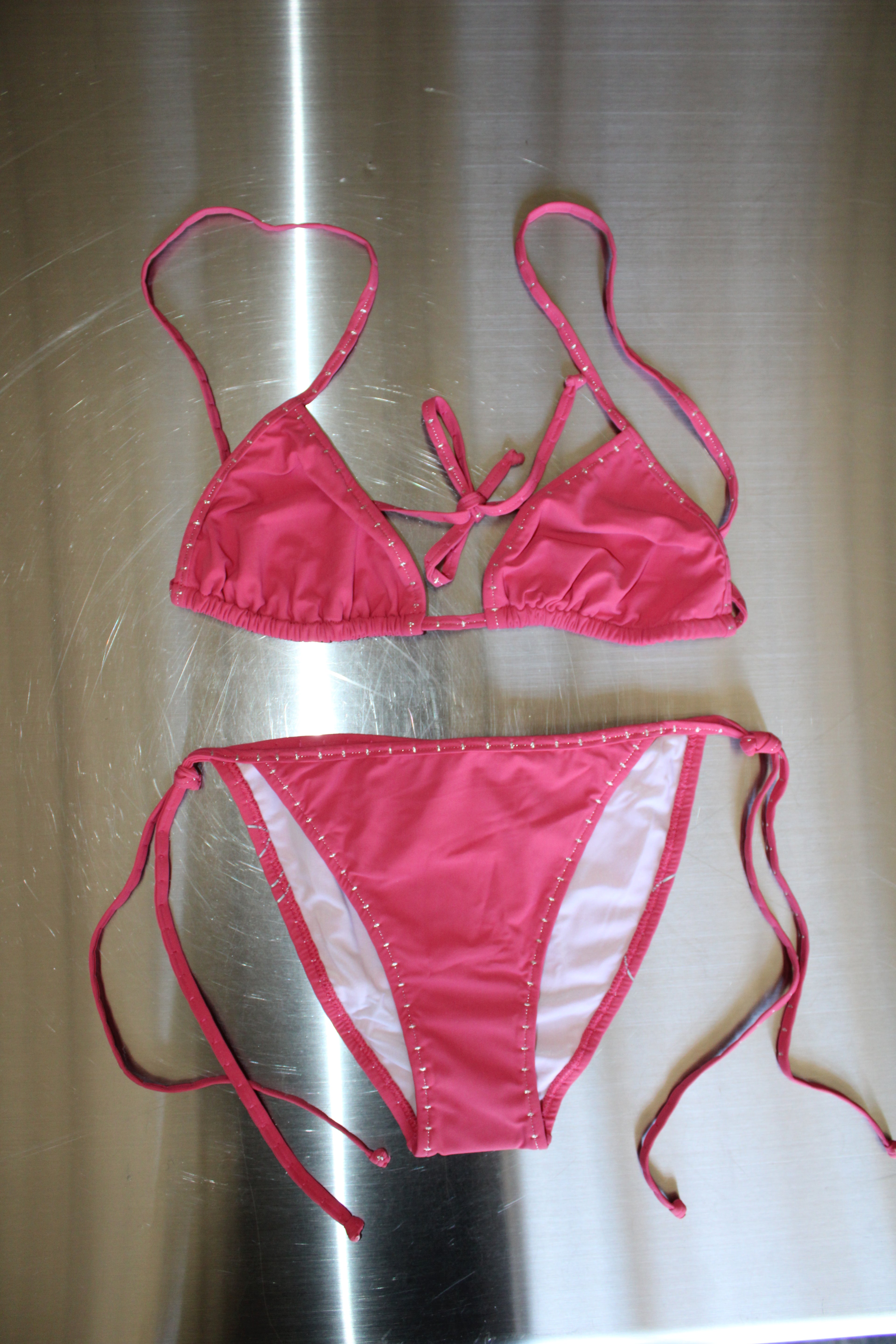 Deadstock Chloè Logo Print Bikini Set