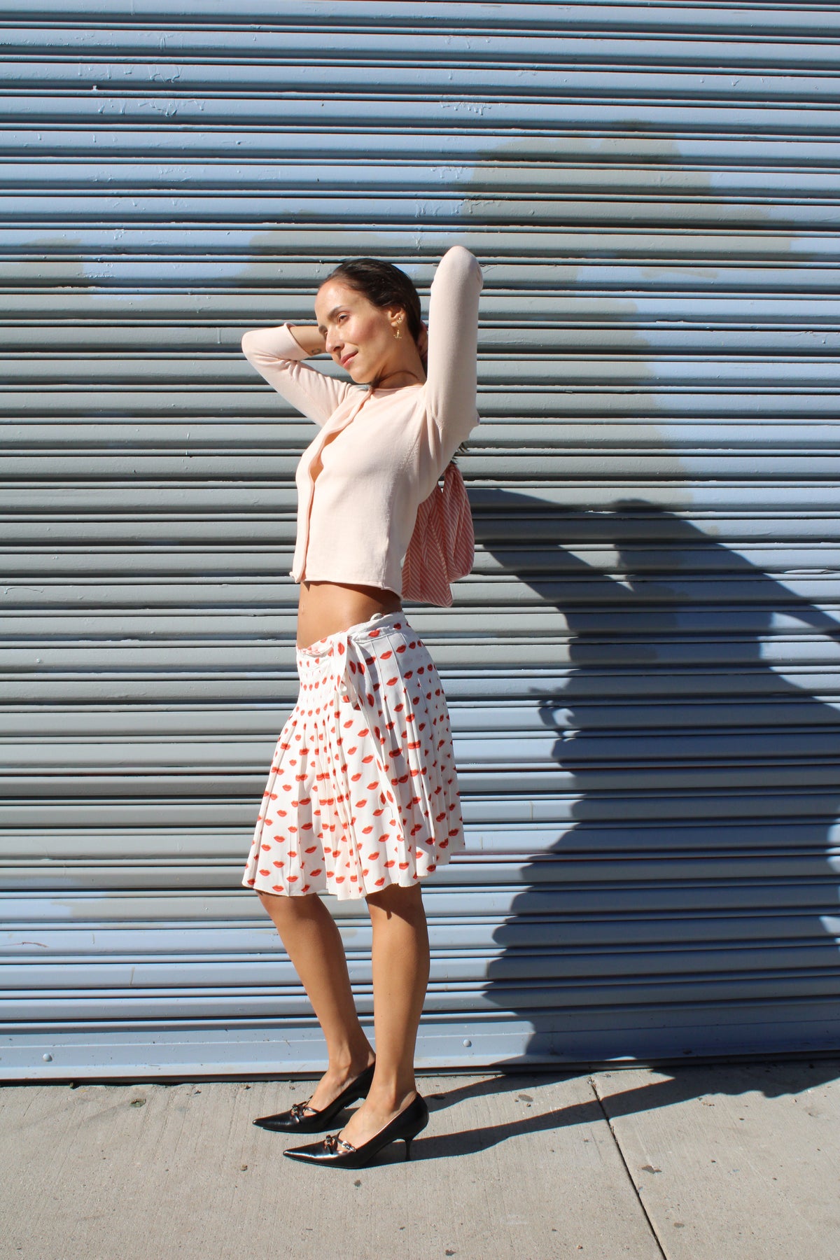 Prada S/S 2000 Reissue Lip Print Skirt from Resort 2011