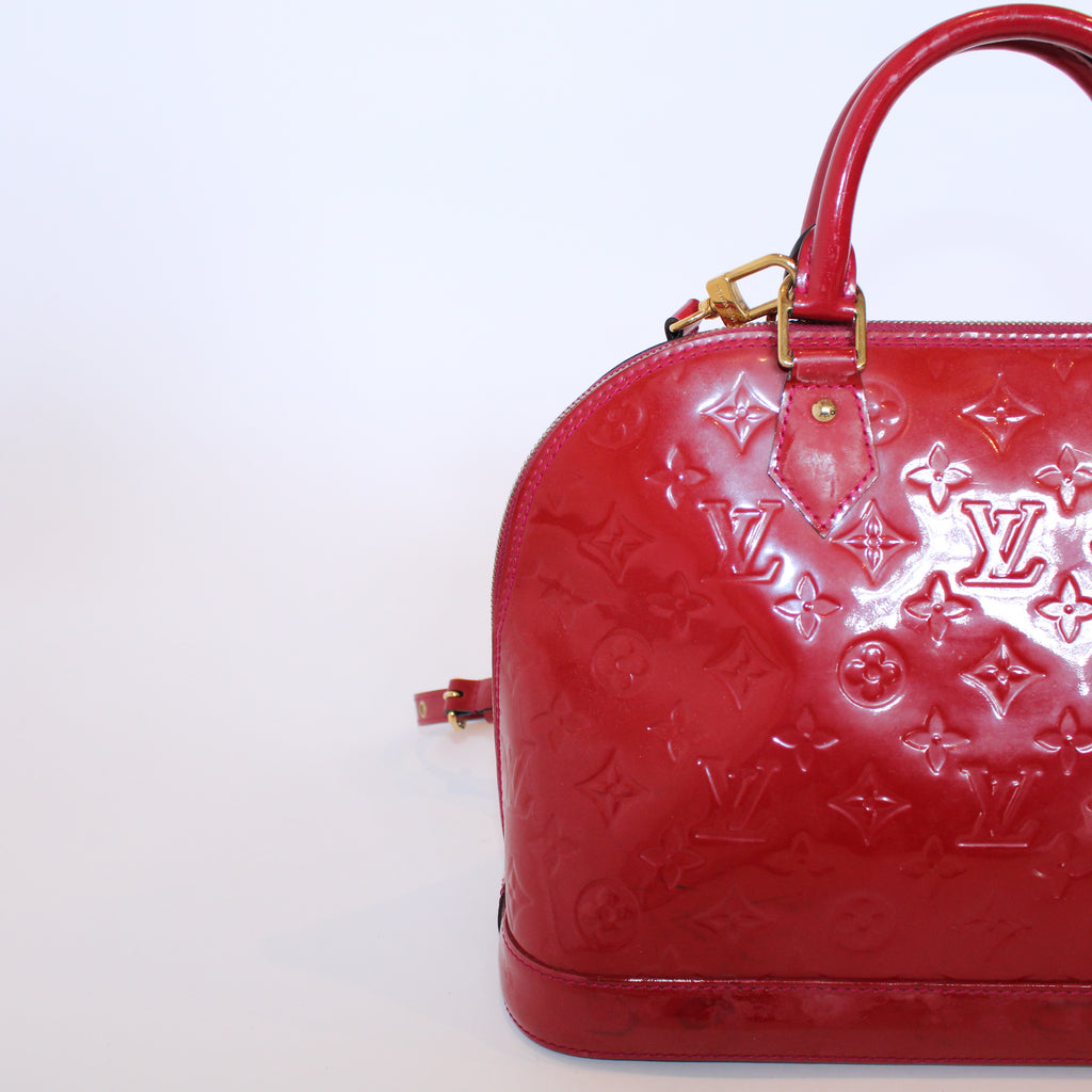 LV Alma Red Bag