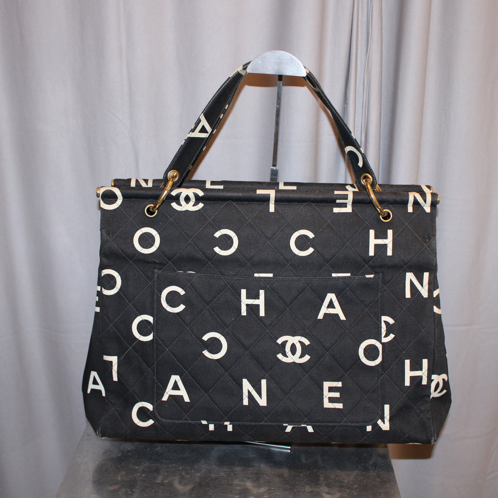 Vintage Chanel Logo Letter Bag