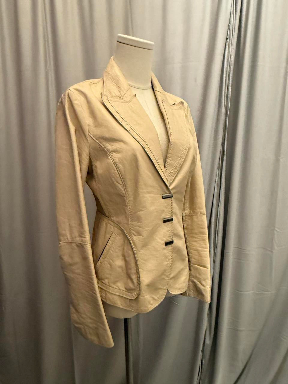 Pennyblack Women's Tan and Cream Jacket