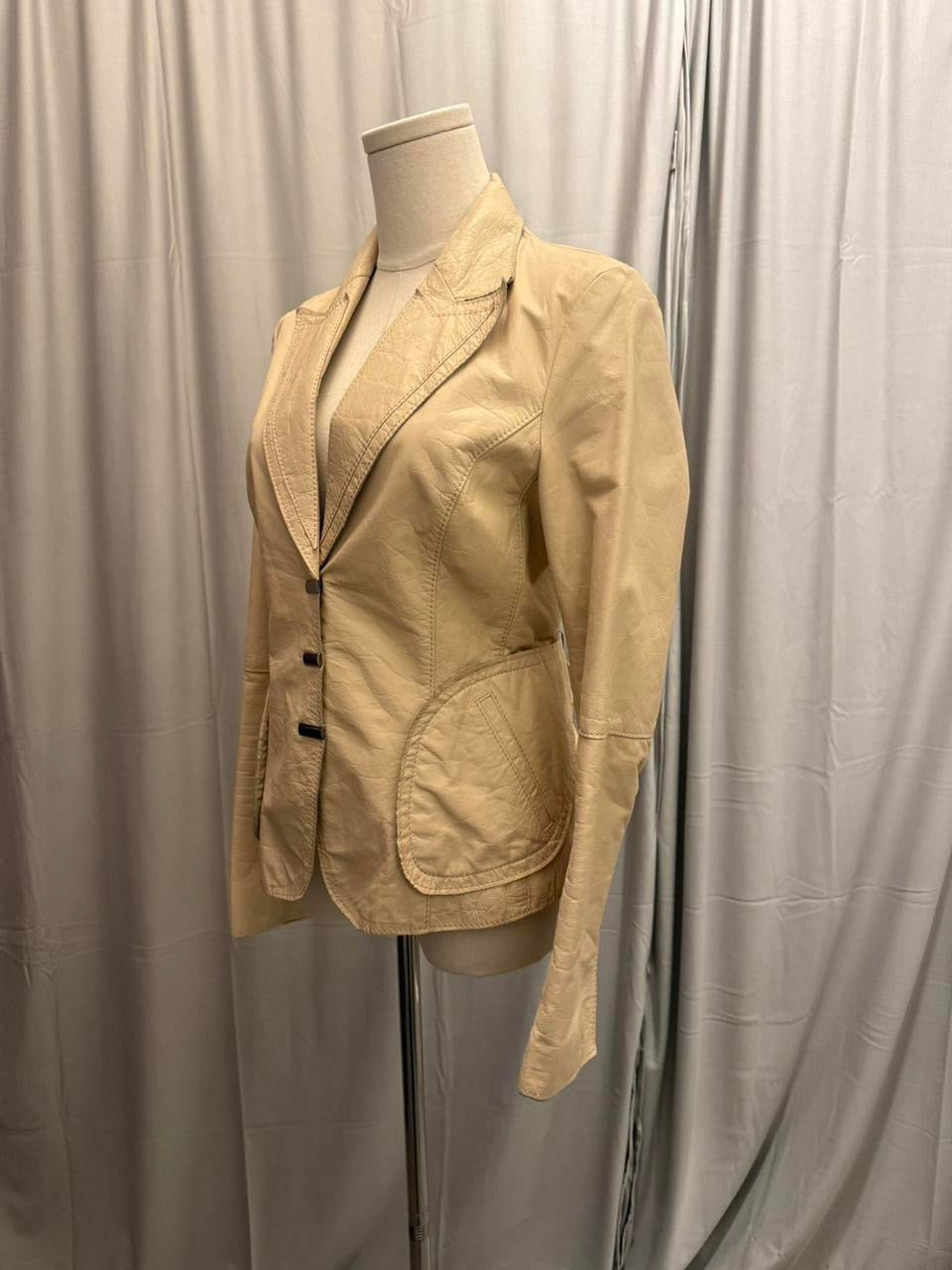 Pennyblack Women's Tan and Cream Jacket