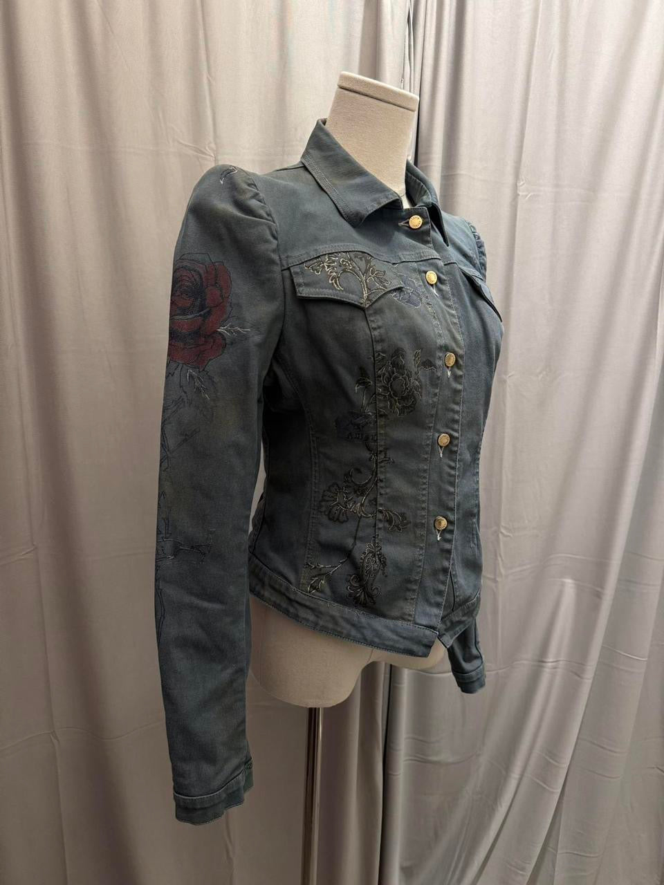 Roberto Cavalli S/S 2003 Tattoo Print Jacket