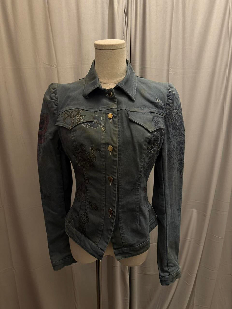 Roberto Cavalli S/S 2003 Tattoo Print Jacket