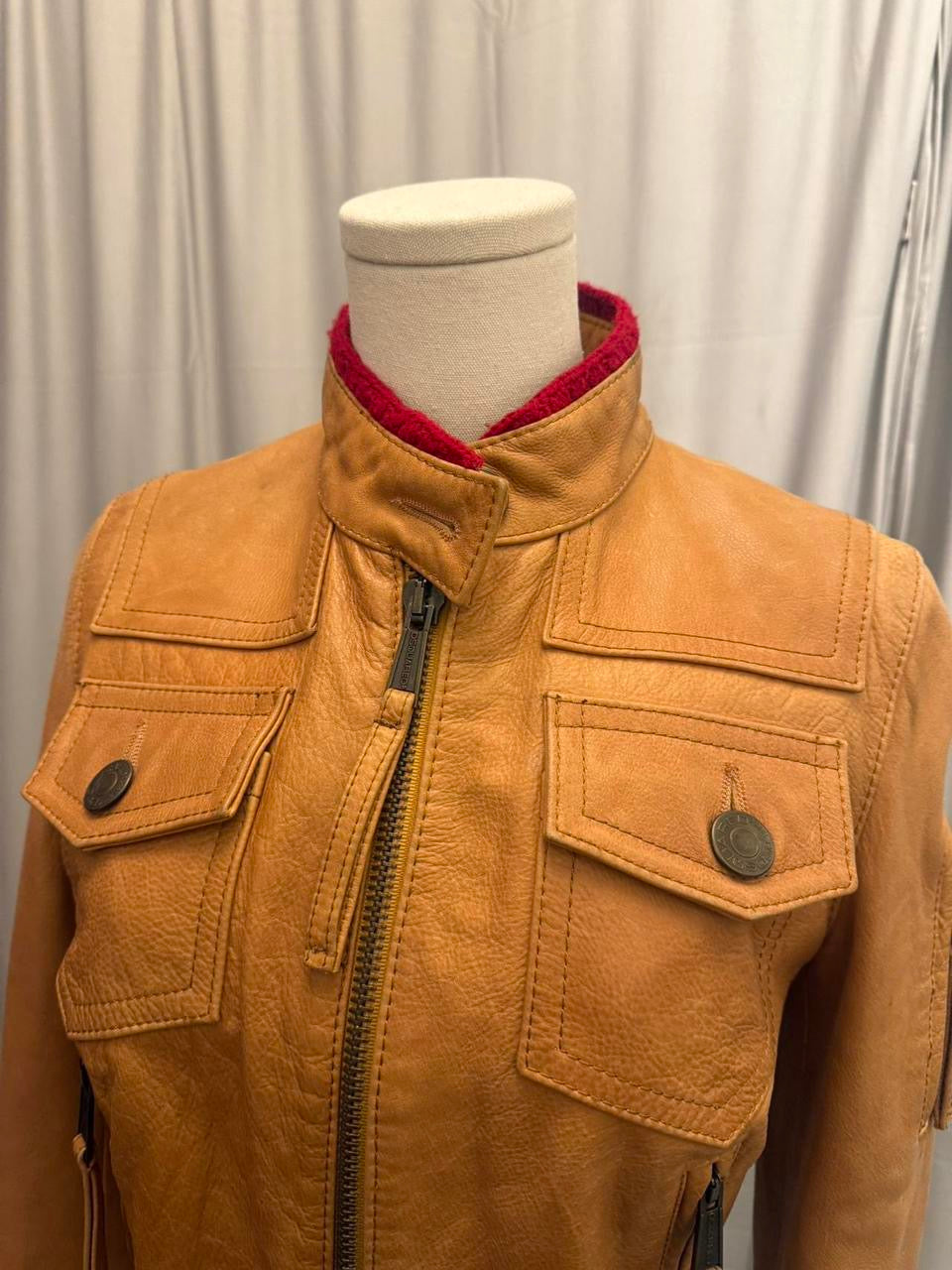 Dsquared2 Women's Tan and Brown Jacket