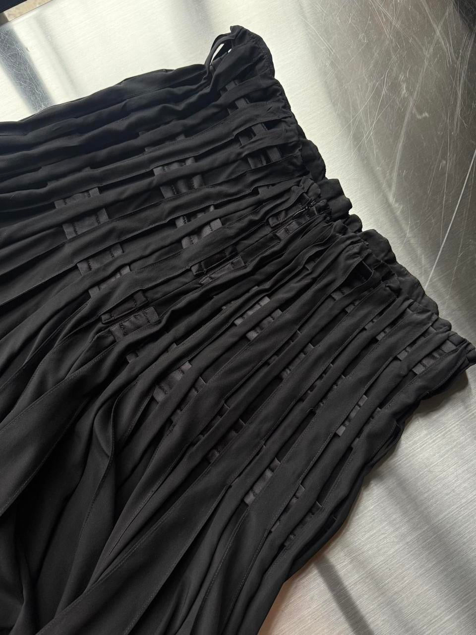 YSL by Tom Ford 2001 Silk Runway Skirt