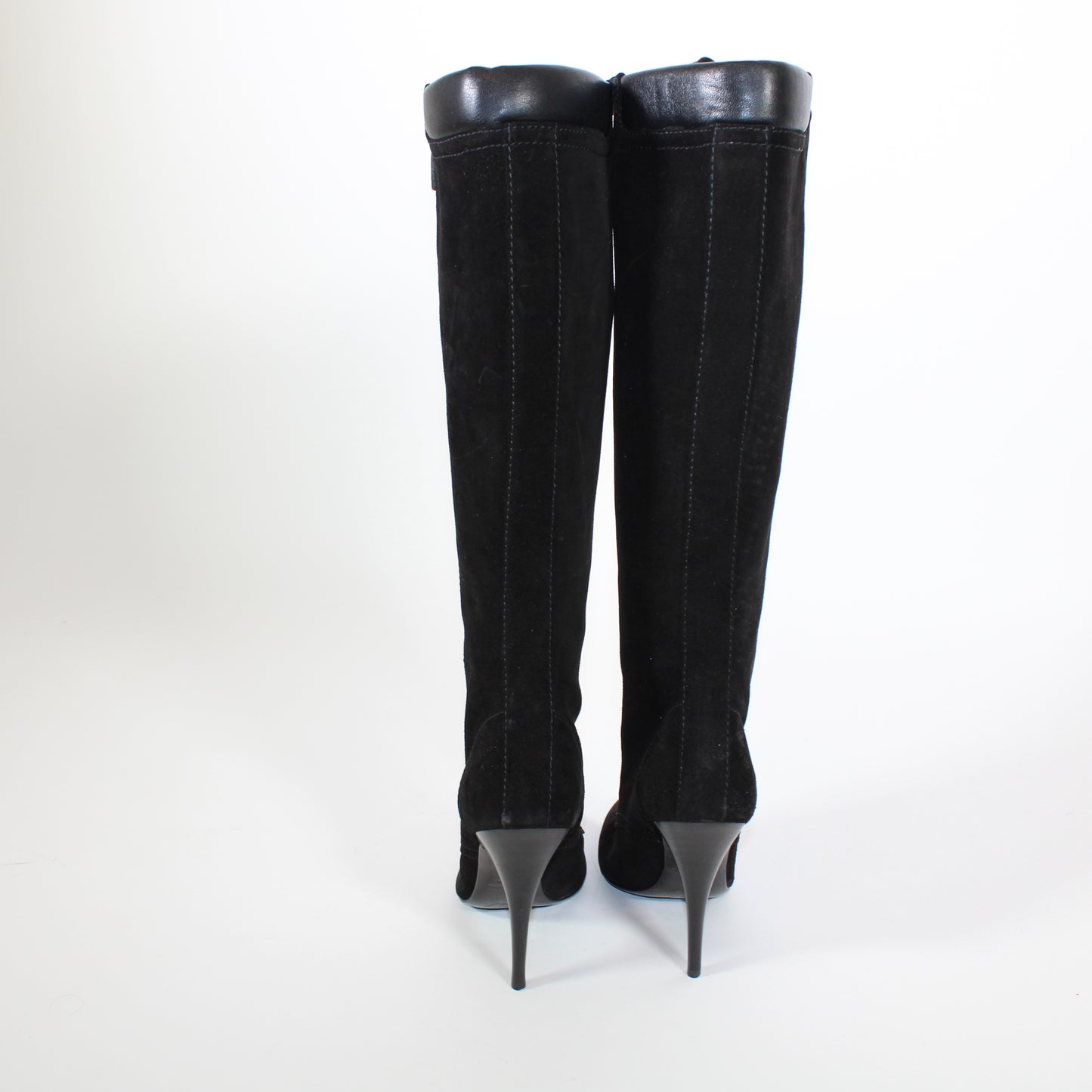 Giueseppe Zanotti Knee High Lace up Suede Boots