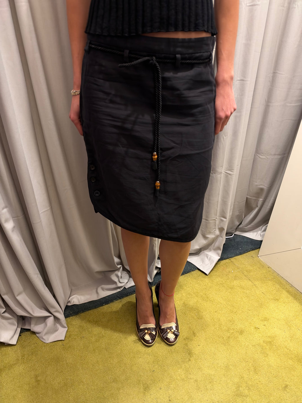 Gucci Skirt with Tassel Belt