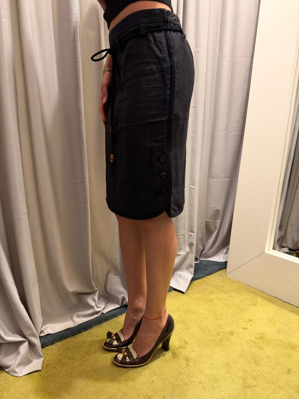 Gucci Skirt with Tassel Belt