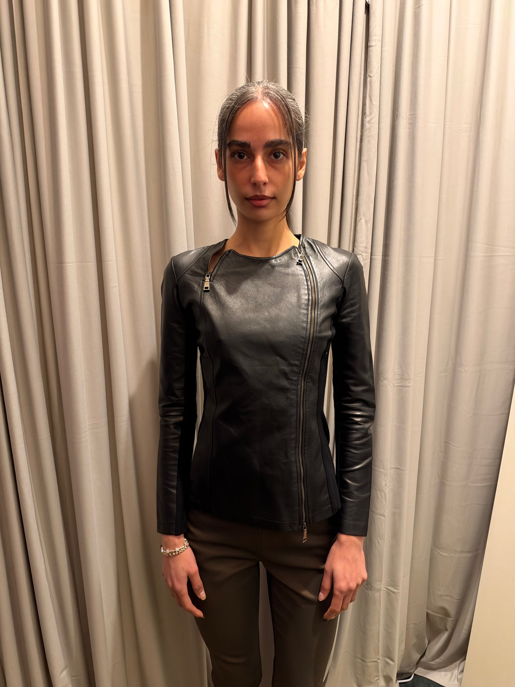 Emporio Armani Lambs Leather Jacket
