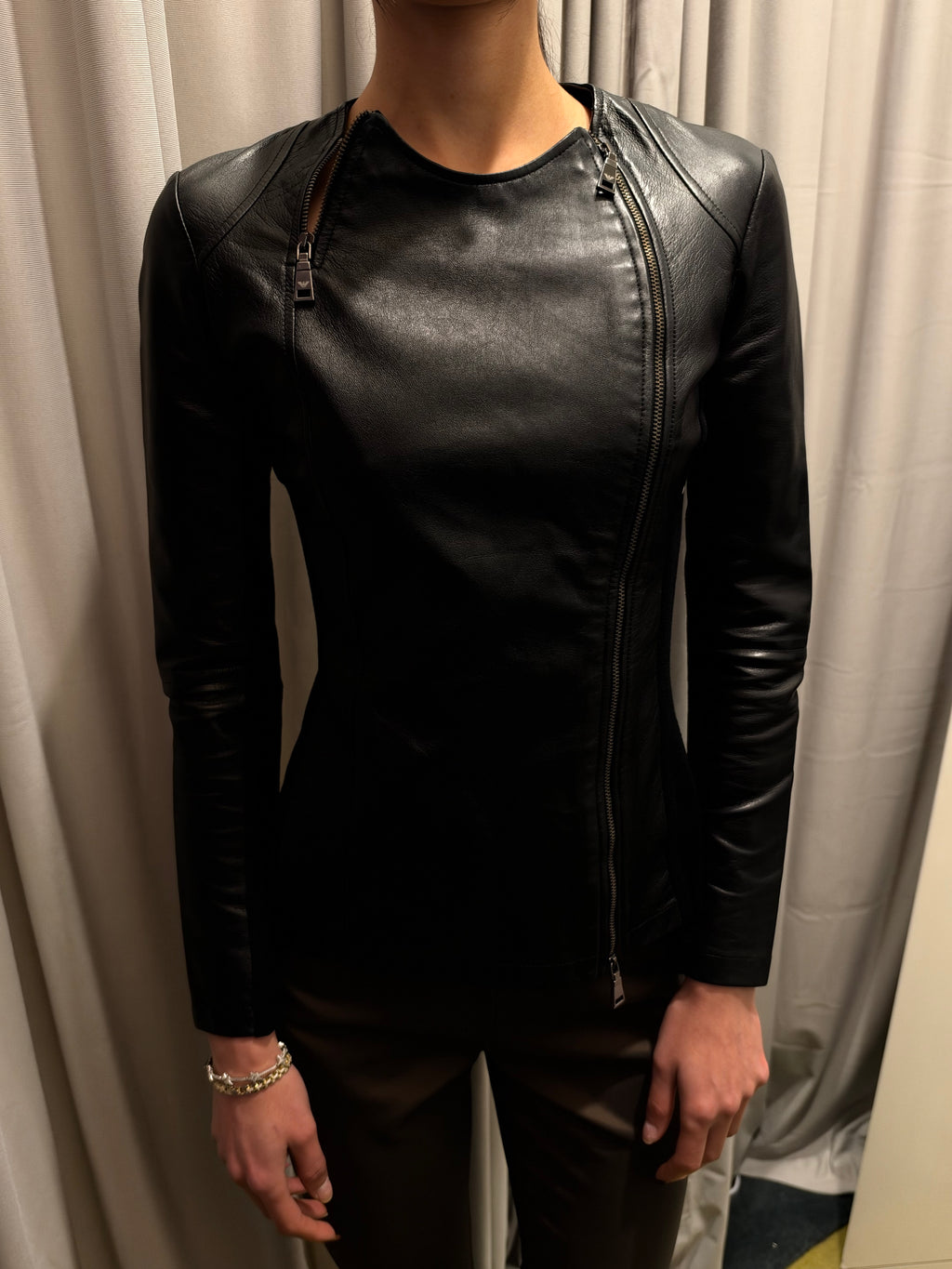 Emporio Armani Lambs Leather Jacket