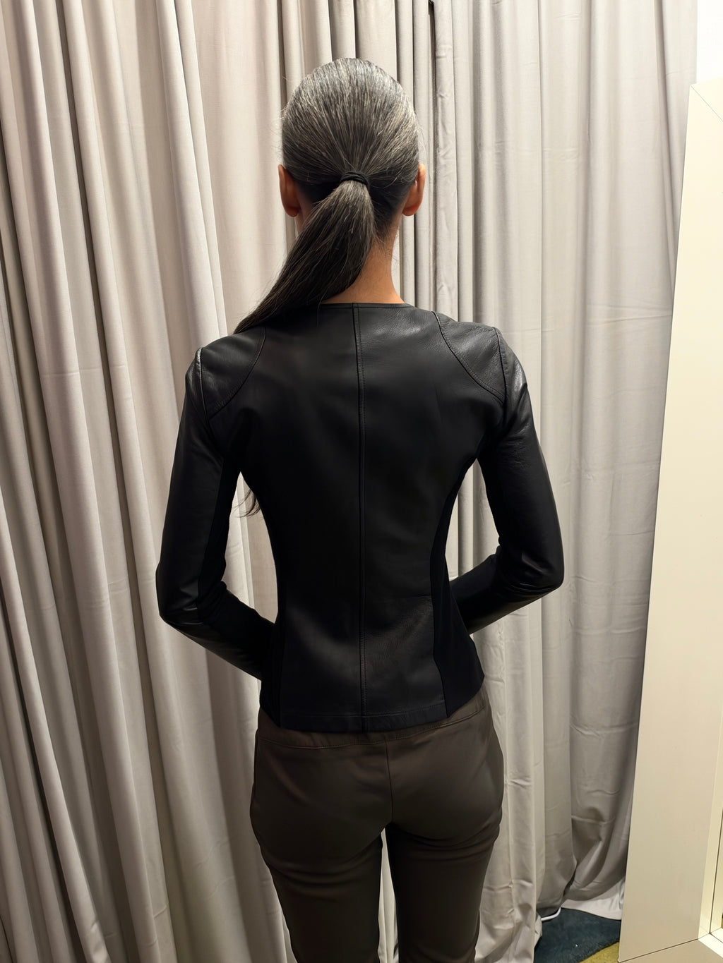 Emporio Armani Lambs Leather Jacket