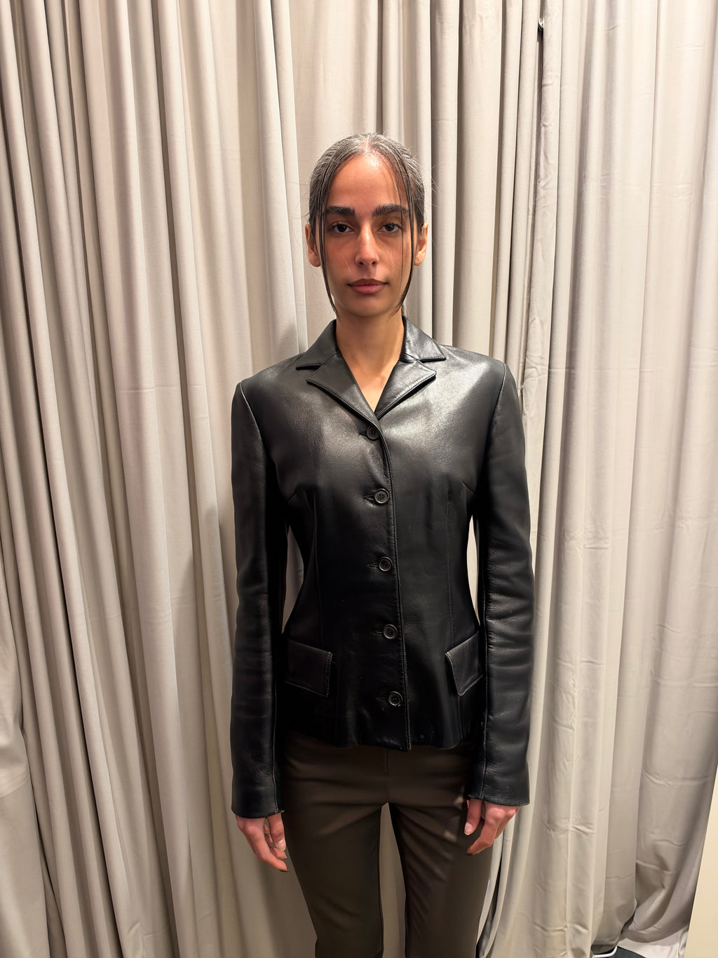 90s Dolce & Gabbana Leather Jacket