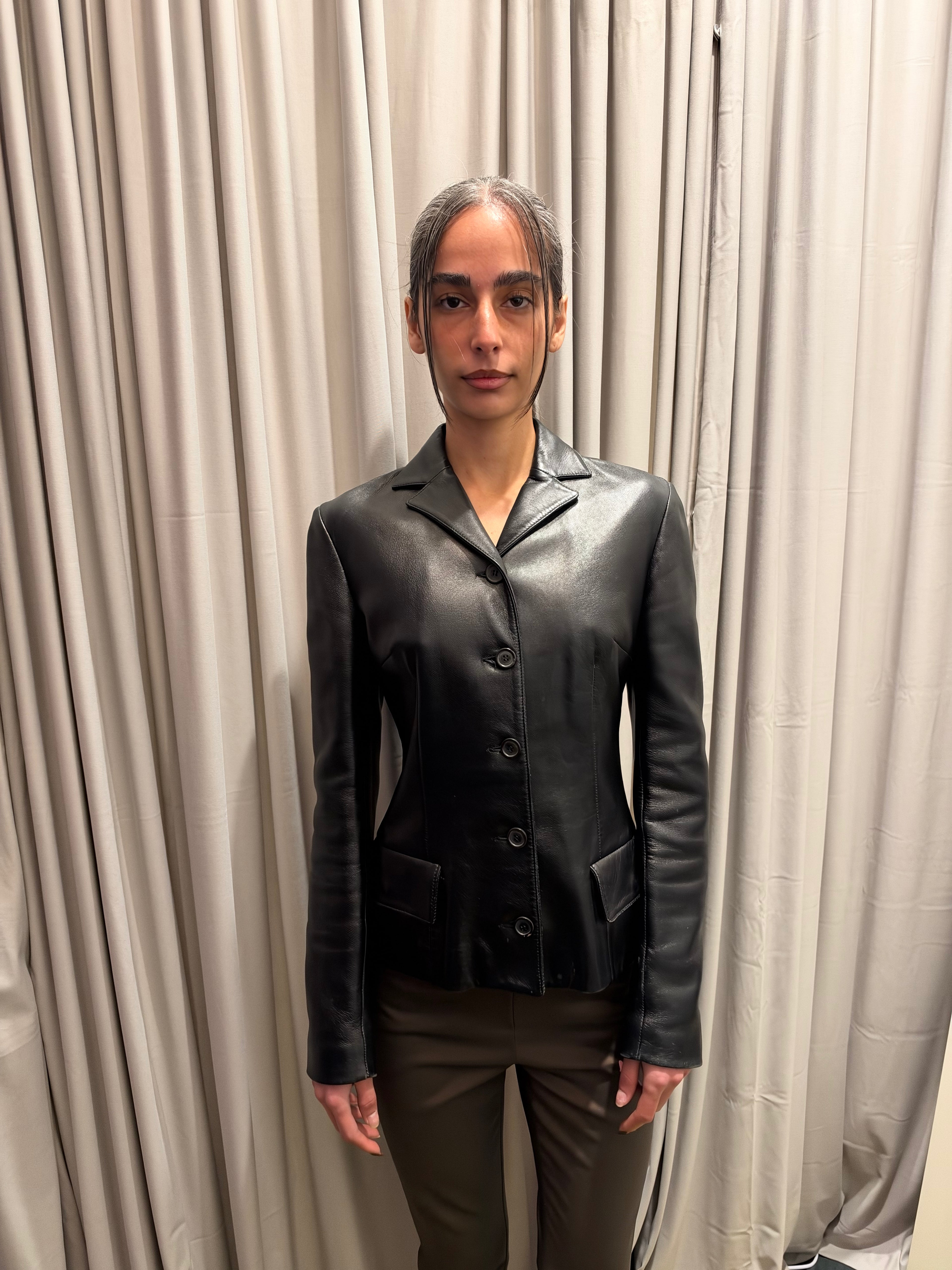90s Dolce & Gabbana Leather Jacket