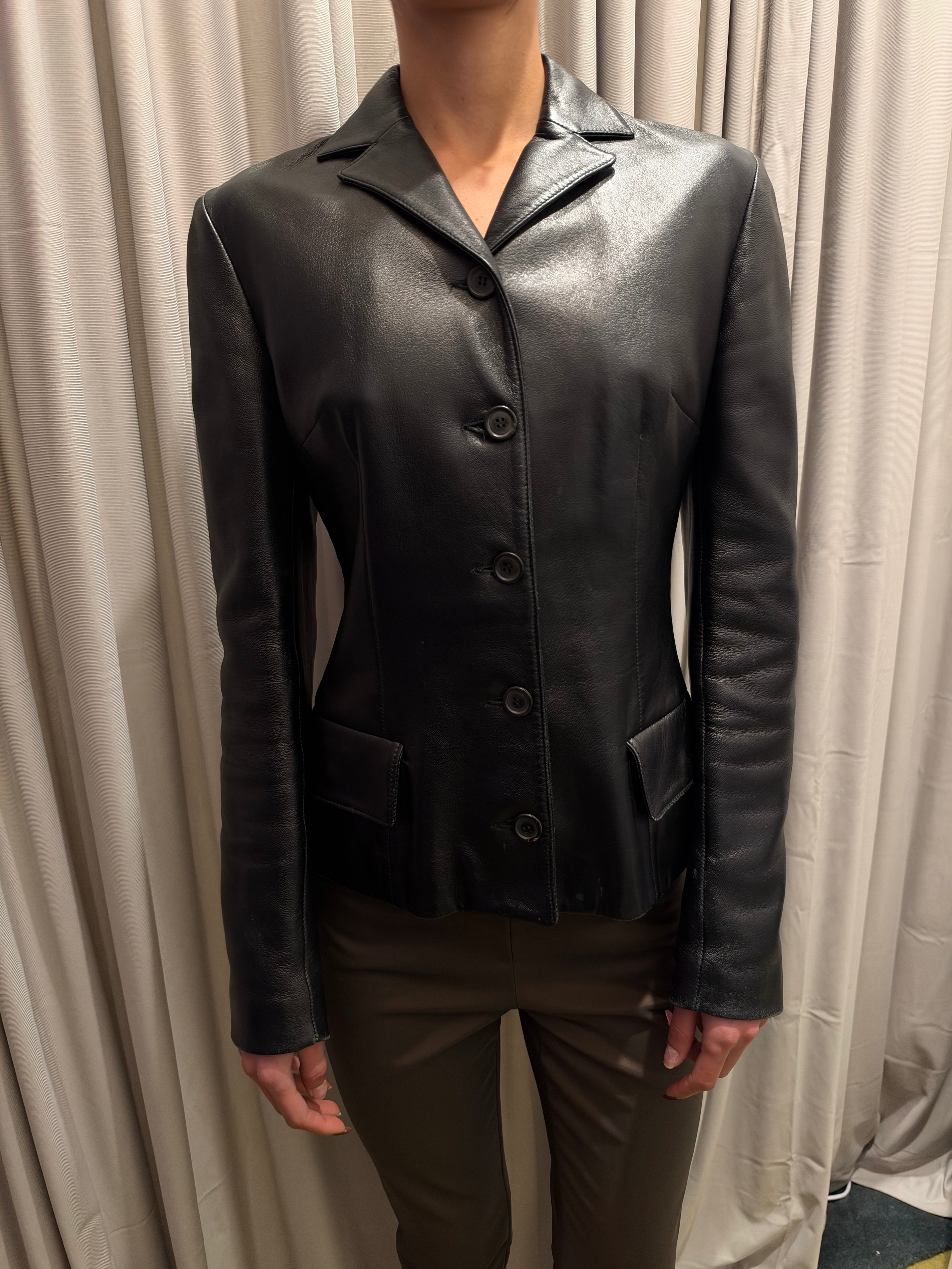 90s Dolce & Gabbana Leather Jacket