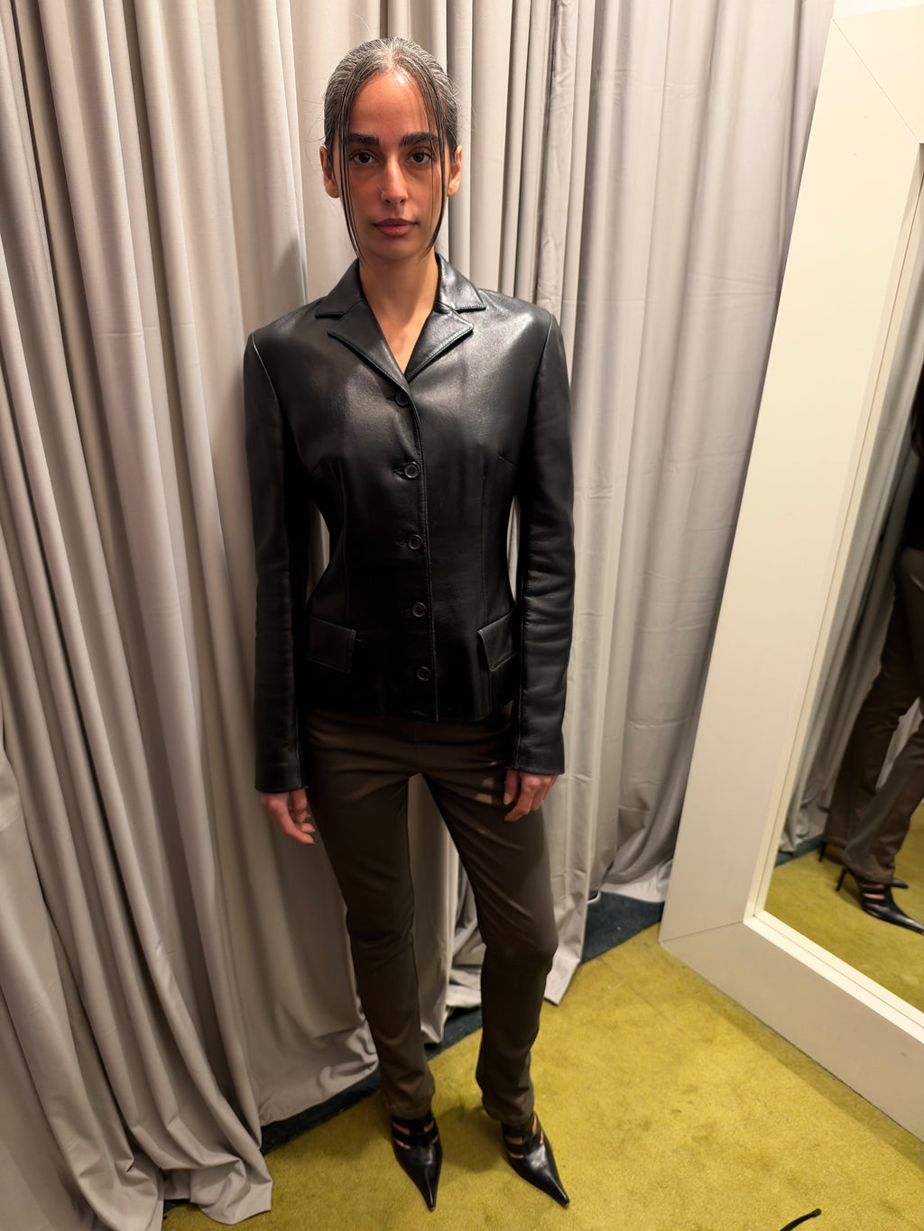 90s Dolce & Gabbana Leather Jacket
