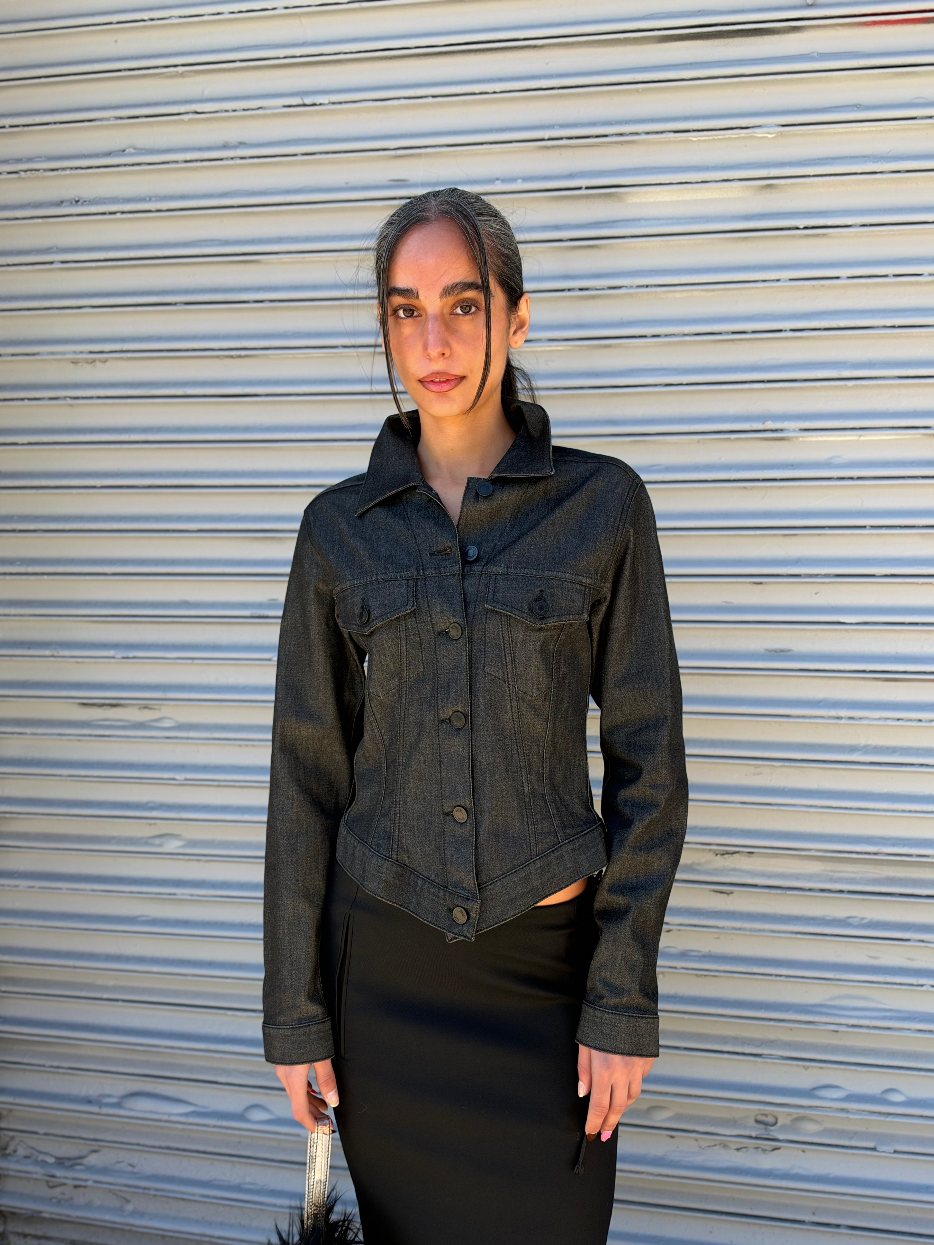 Tom Ford Era Gucci FW2002 Gray Denim Jacket