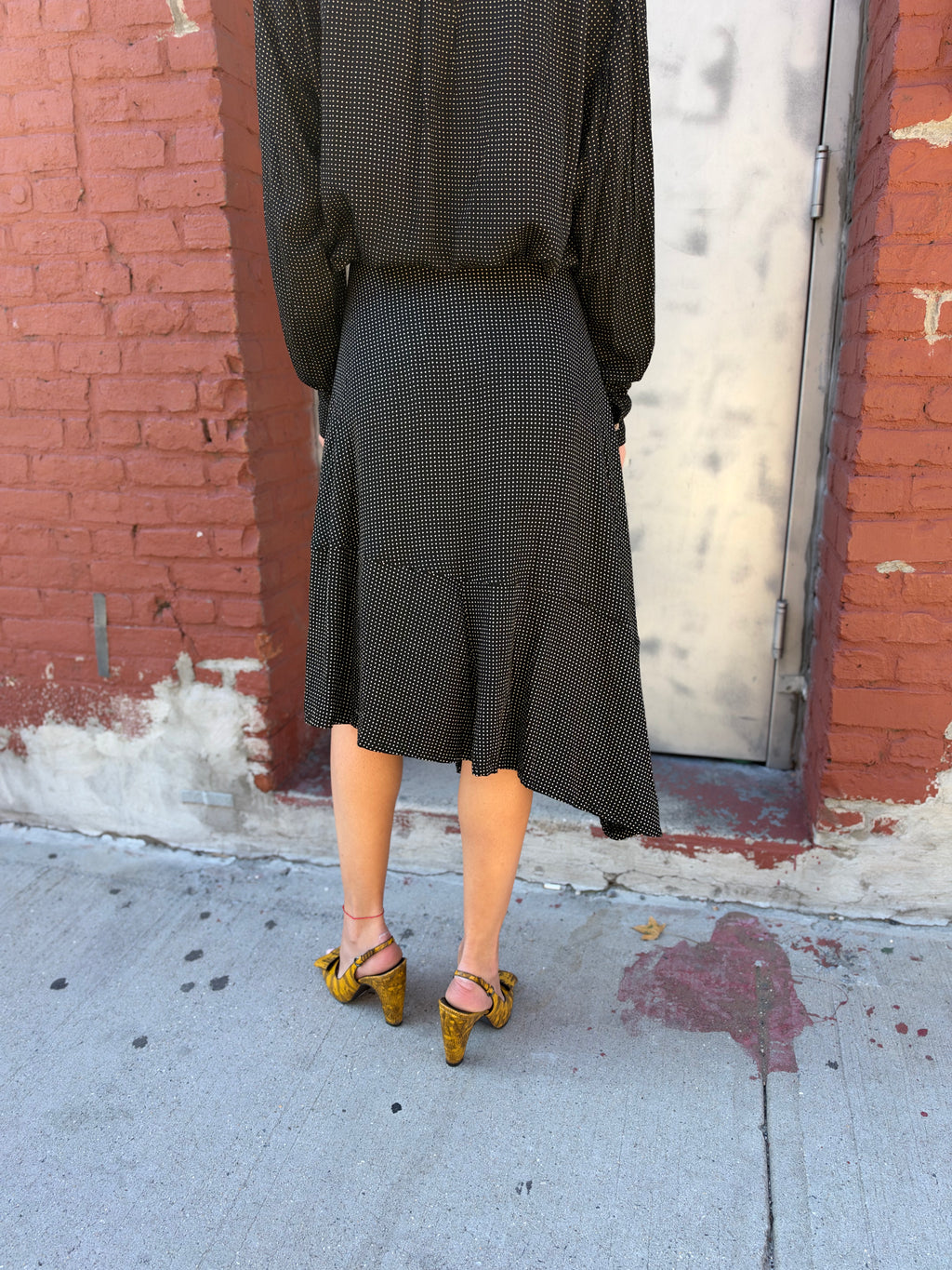 Comme Des Garcons Two Piece Polka Dot Set
