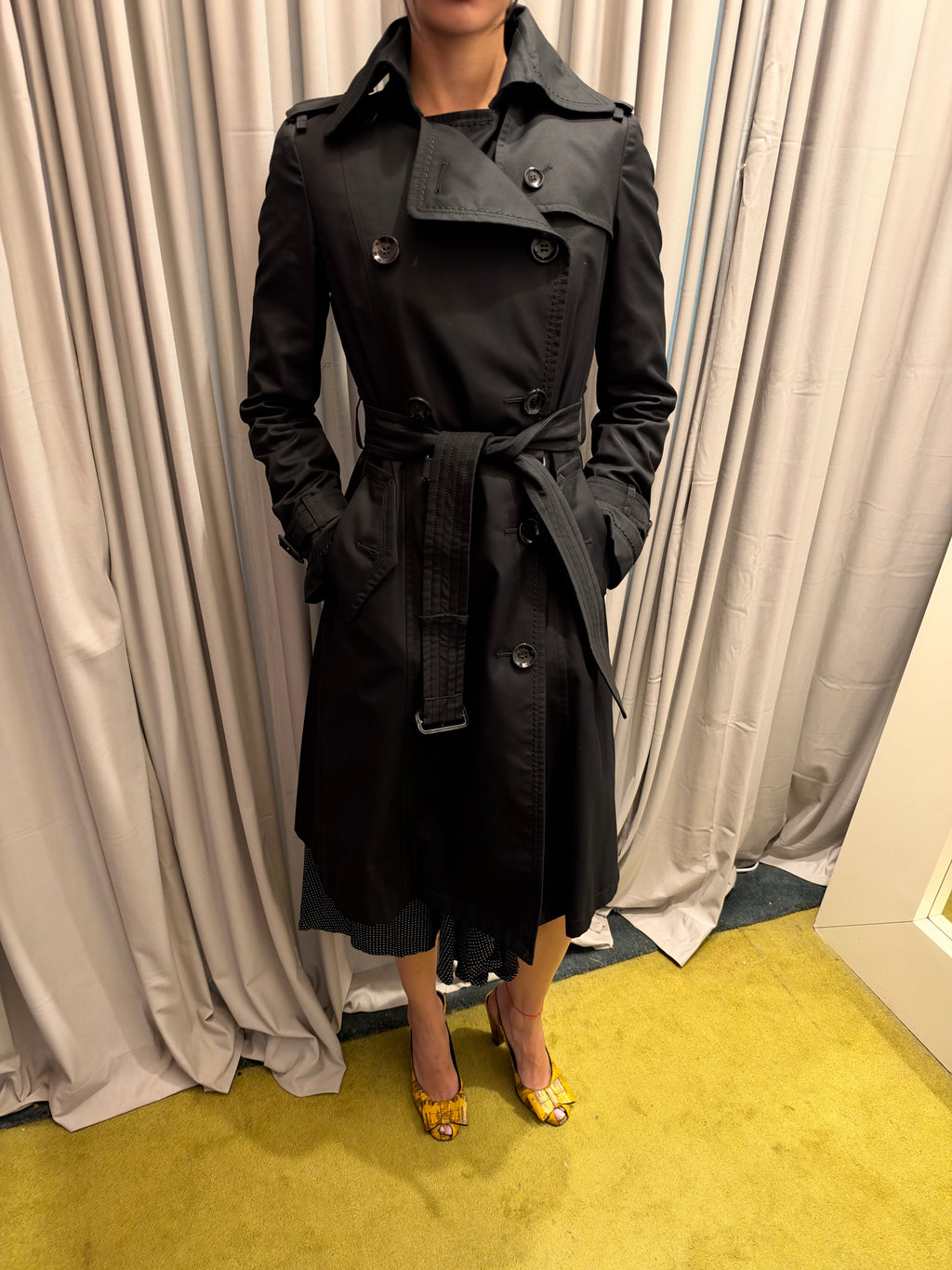 Burberry Black Trench Coat