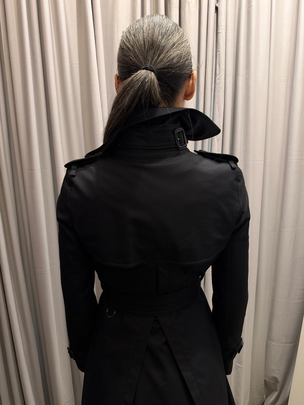 Burberry Black Trench Coat