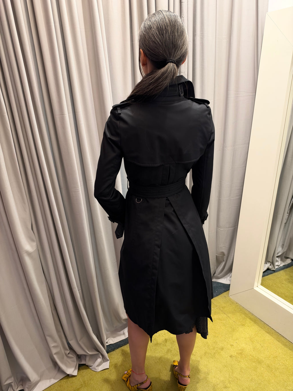 Burberry Black Trench Coat