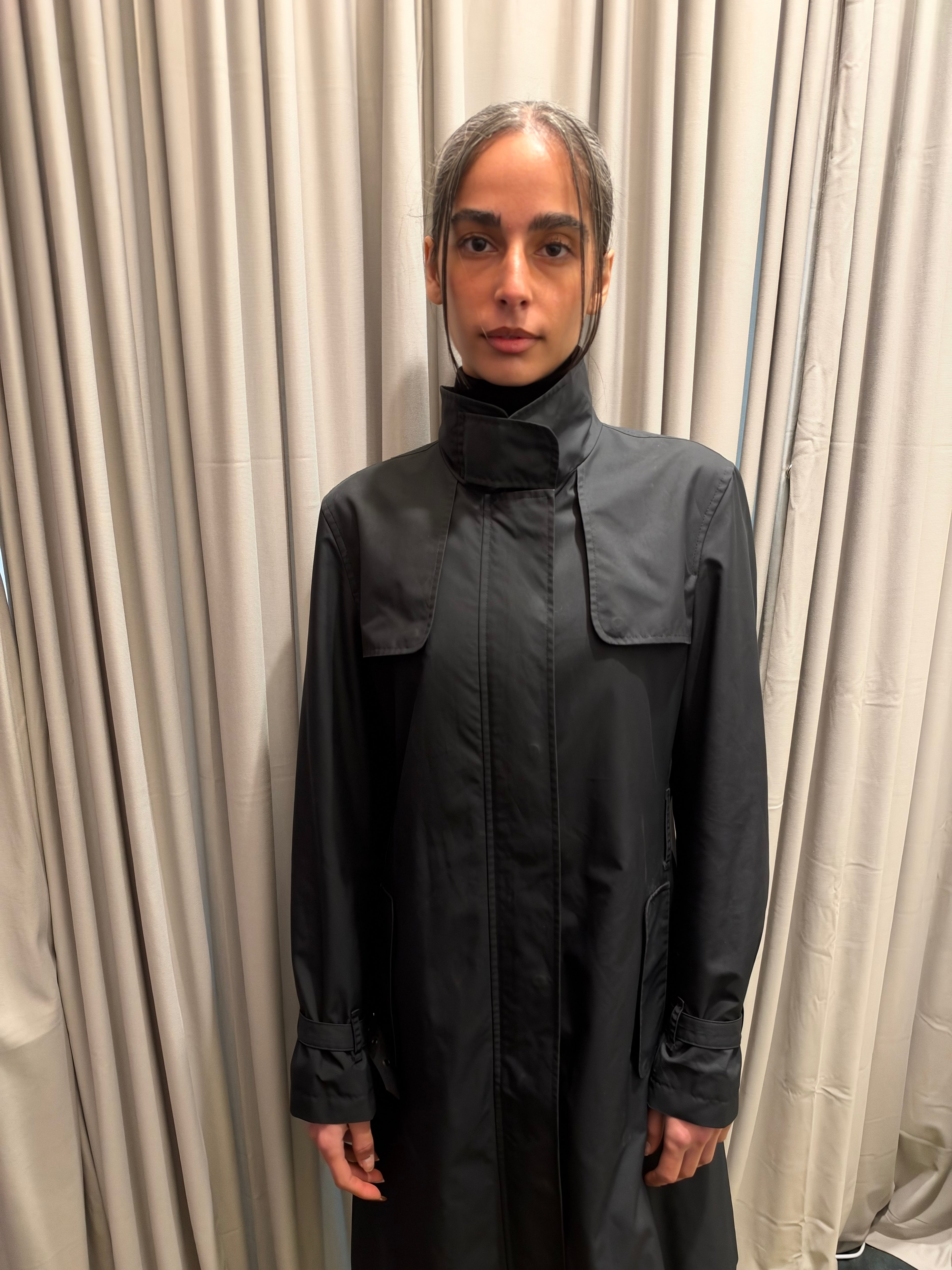 Vintage Burberry Black Coat