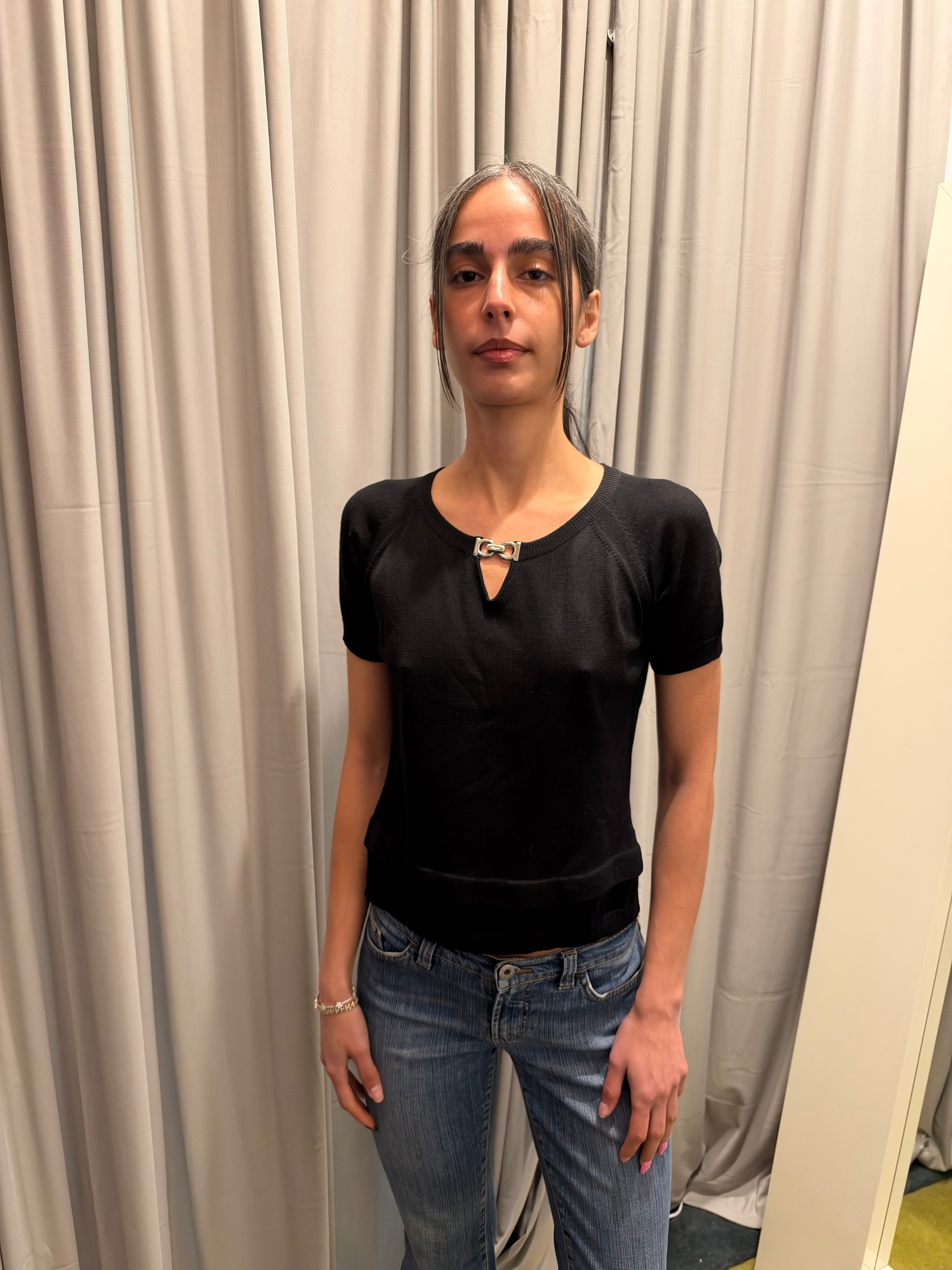 Vintage Salvatore Ferragamo Wool Top
