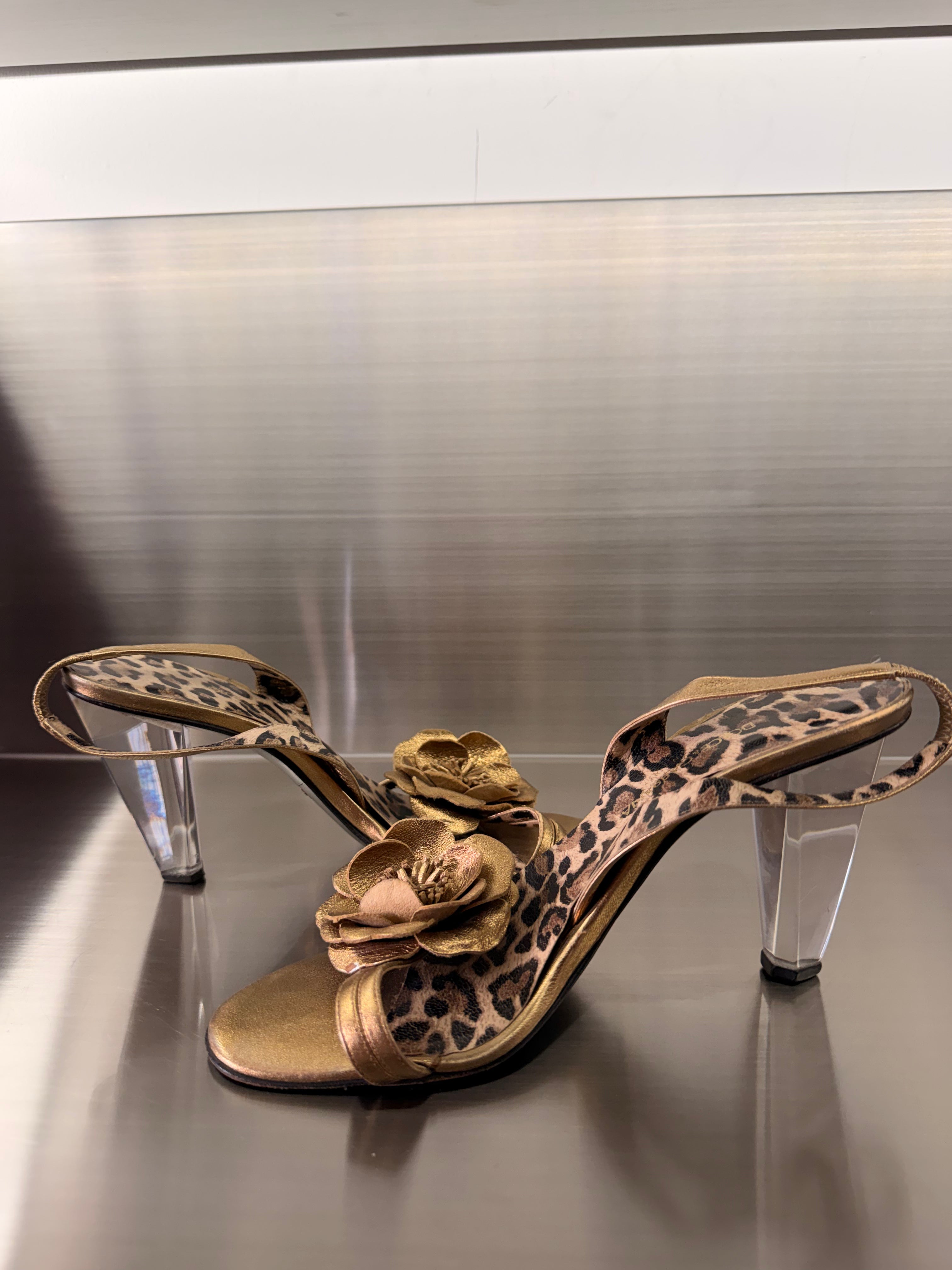 Dolce and Gabana Golden Heels
