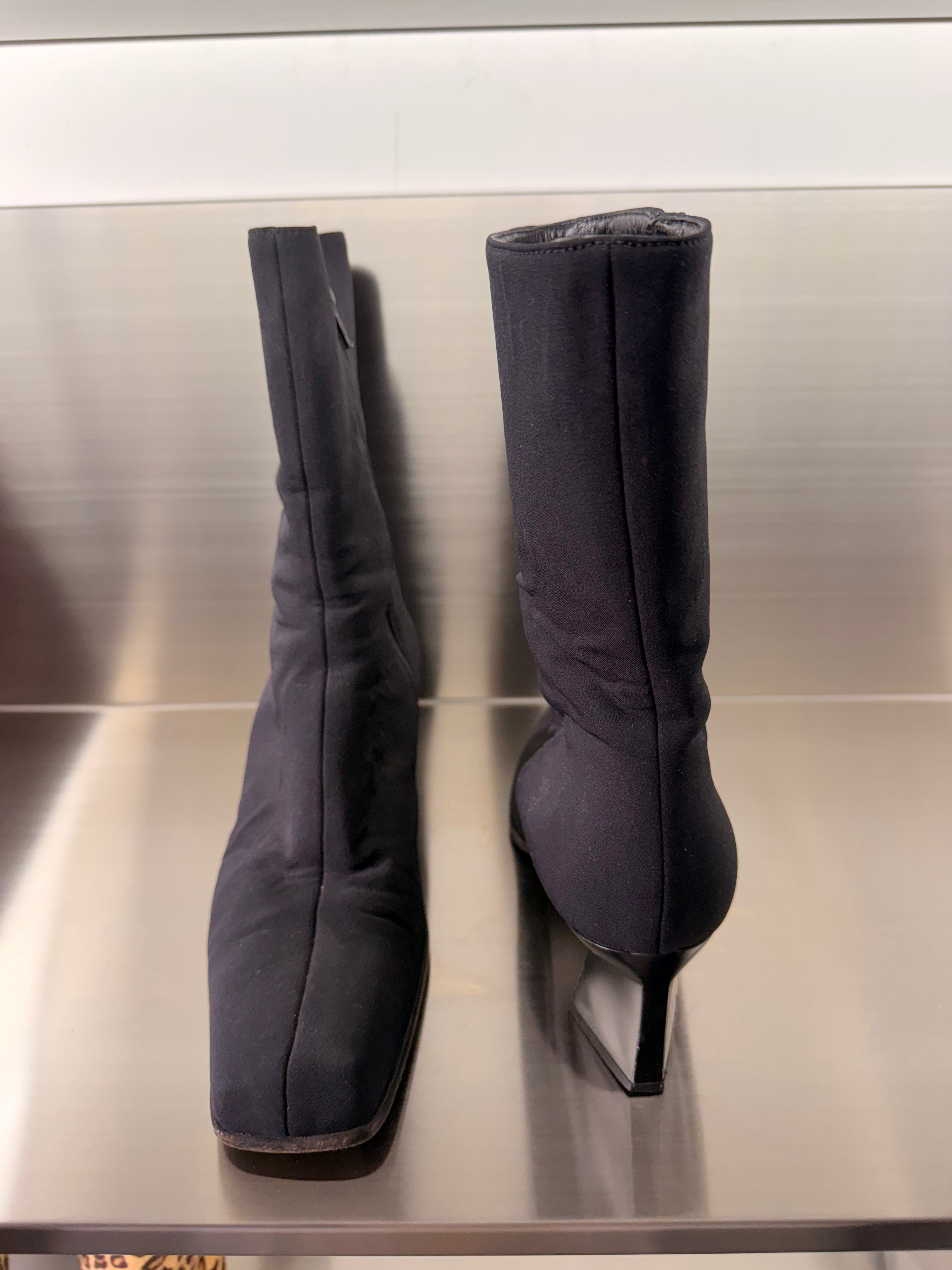 Prada Black Sock Boots