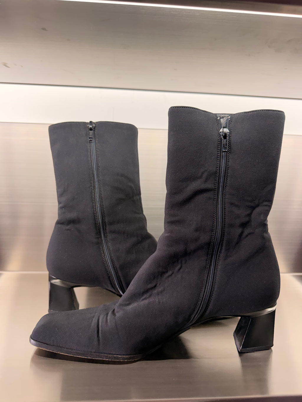 Prada Black Sock Boots