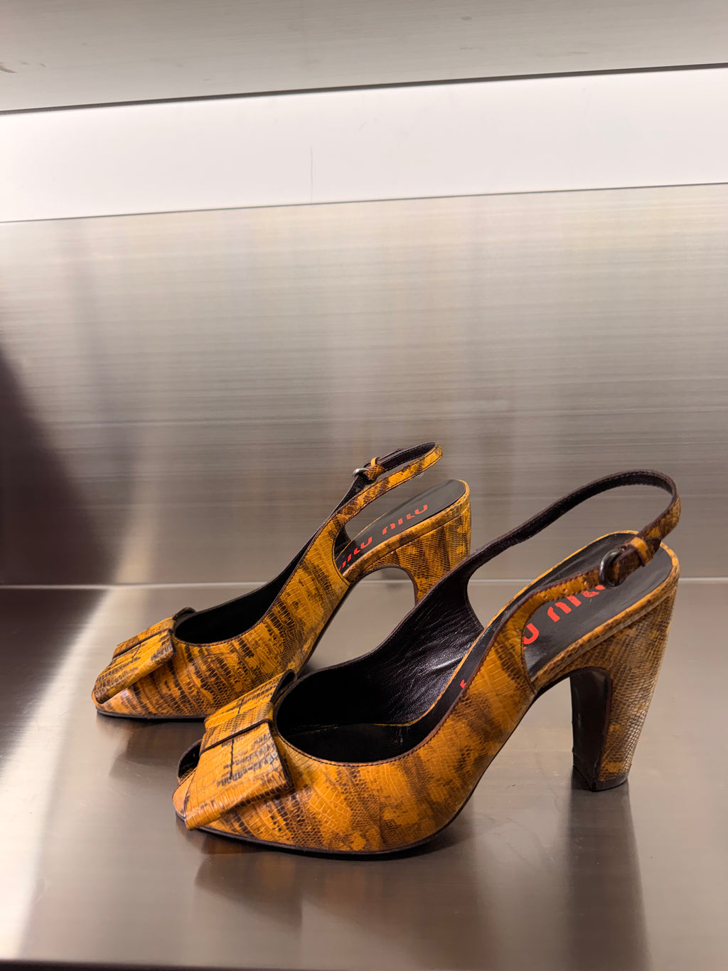 Miu Miu Lizard Heels