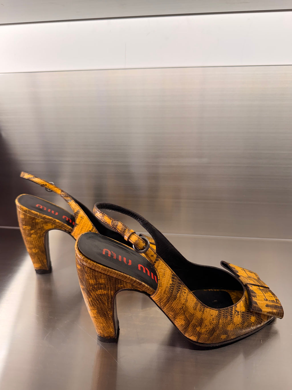 Miu Miu Lizard Heels