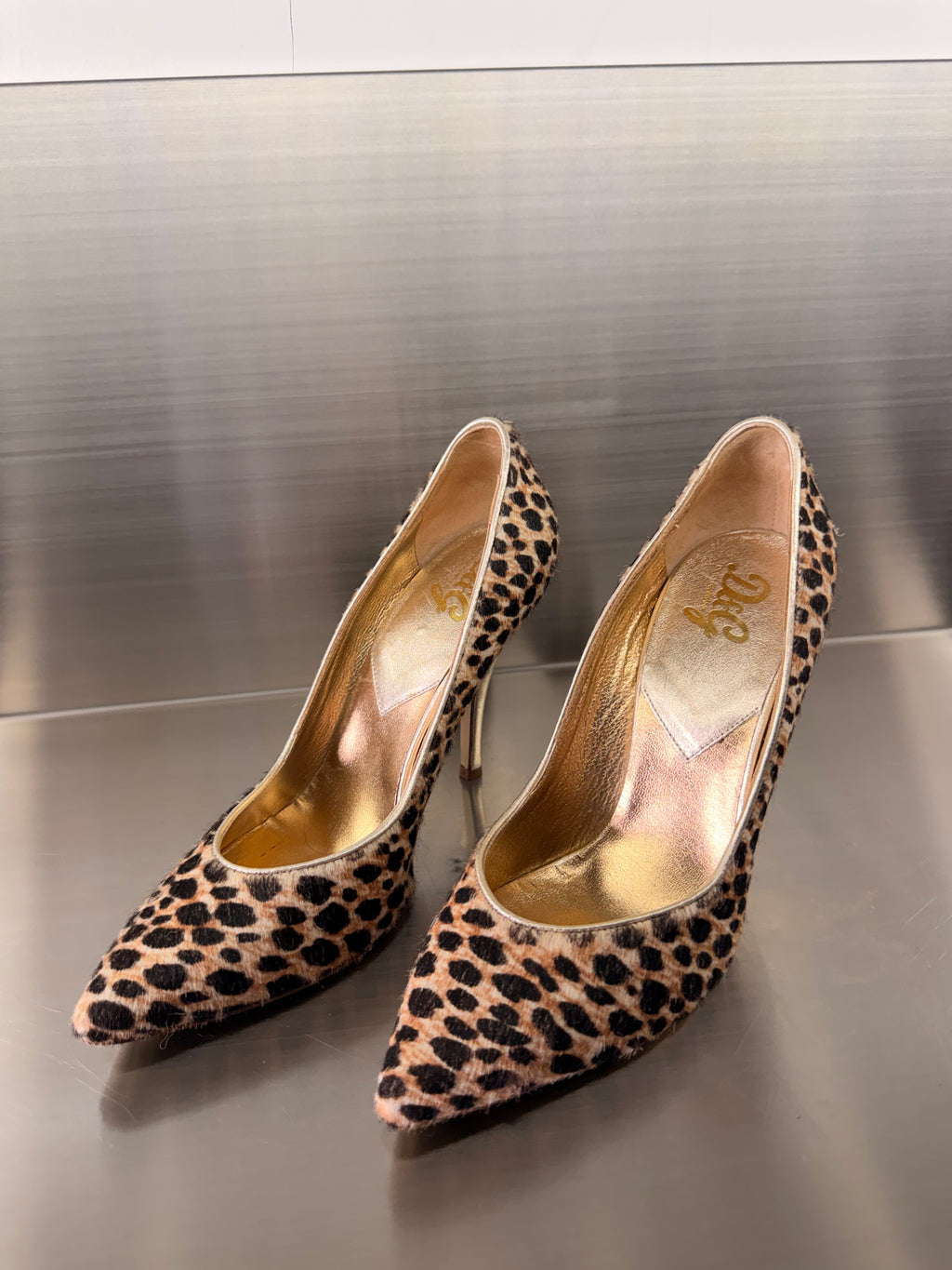 Dolce and Gabana Leopard Heels