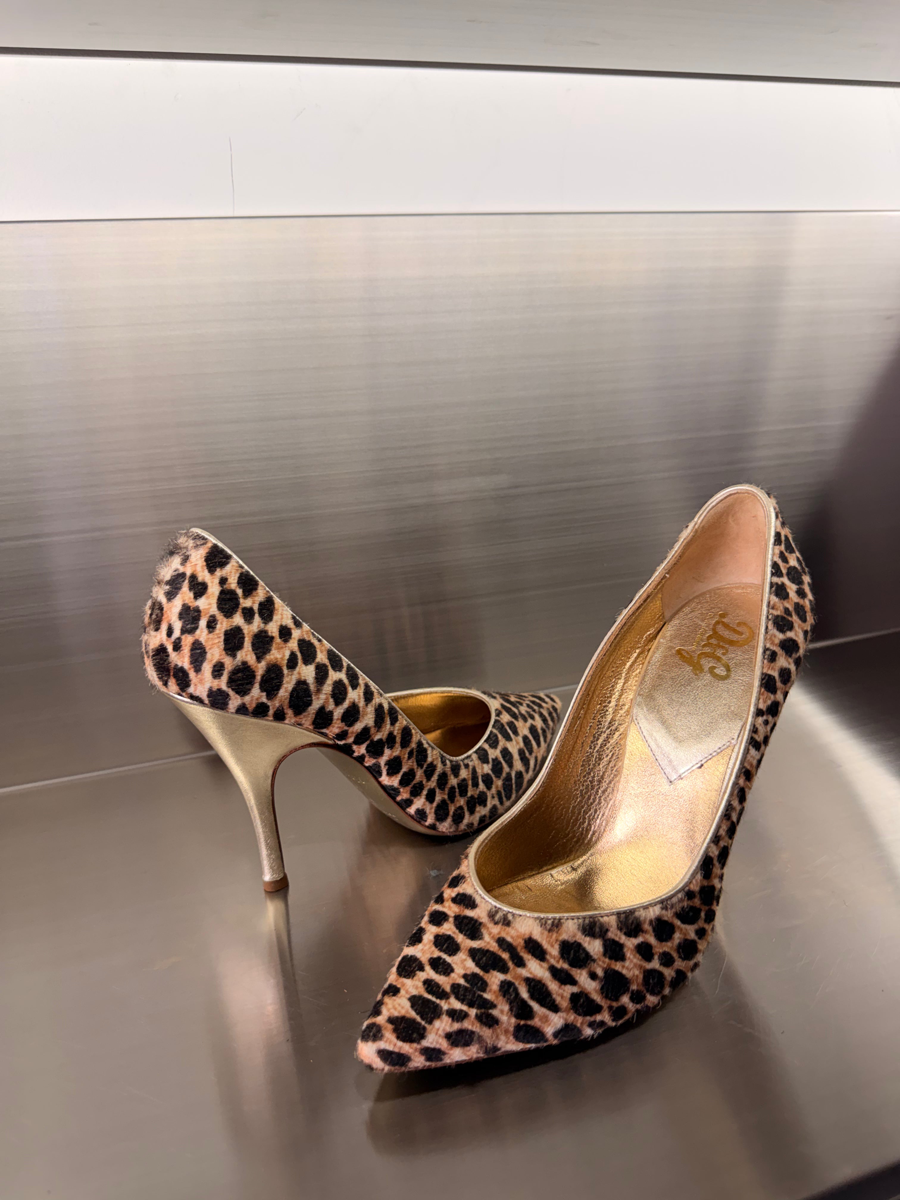 Dolce and Gabana Leopard Heels