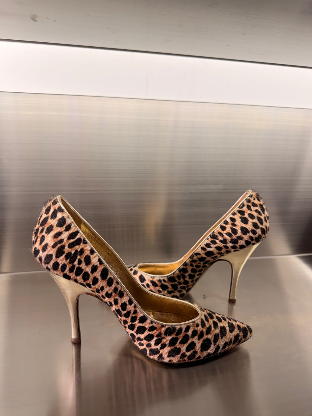Dolce and Gabana Leopard Heels