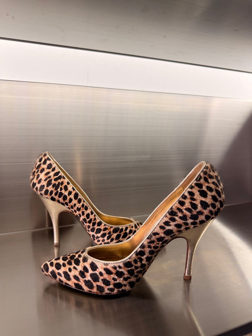 Dolce and Gabana Leopard Heels