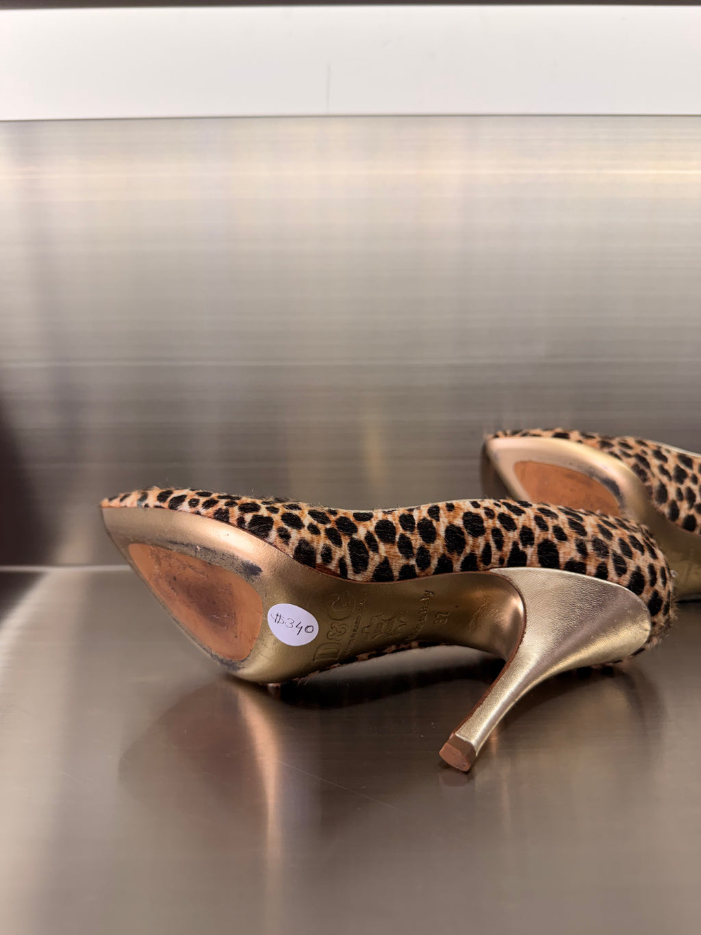 Dolce and Gabana Leopard Heels