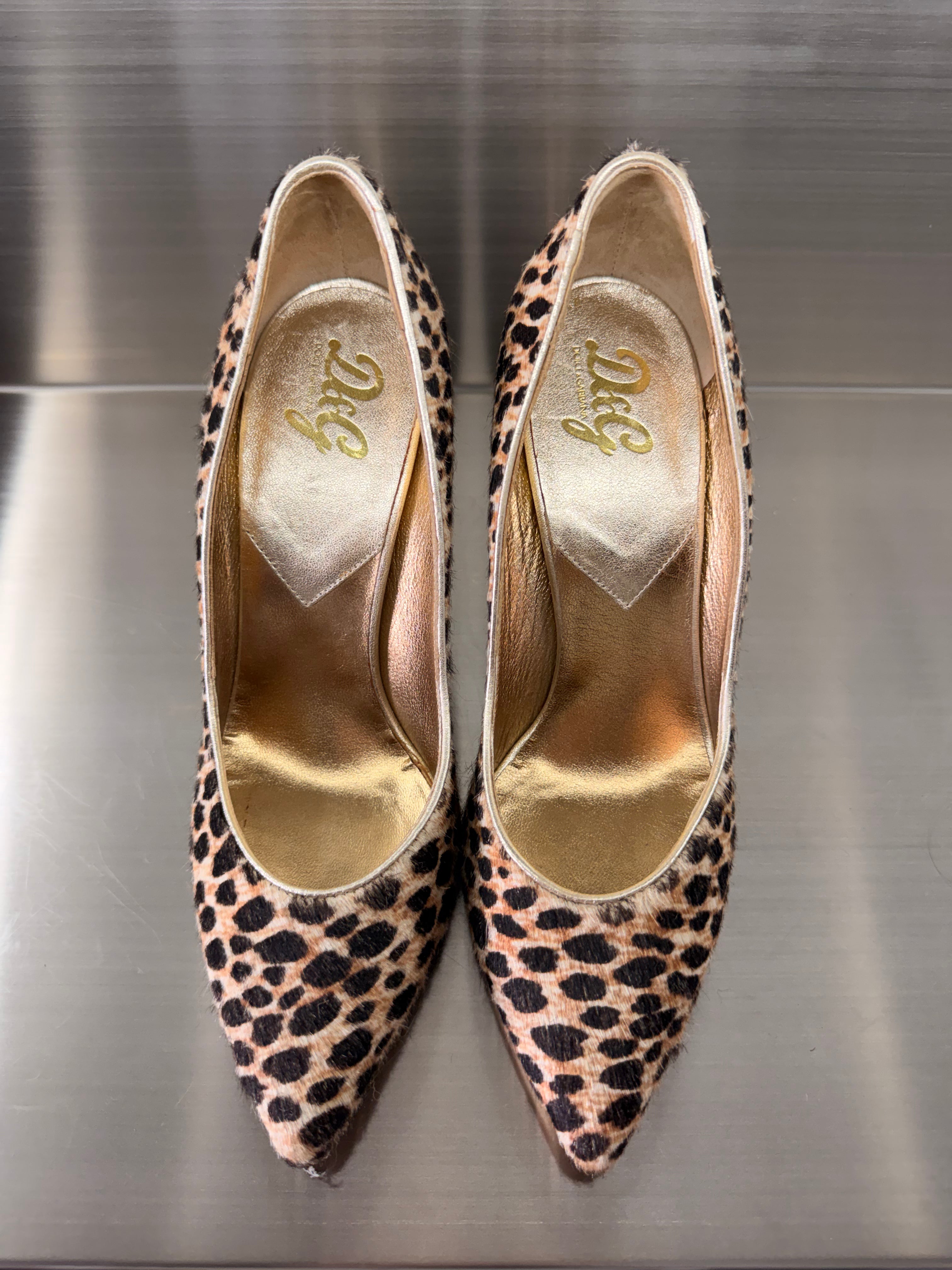 Dolce and Gabana Leopard Heels