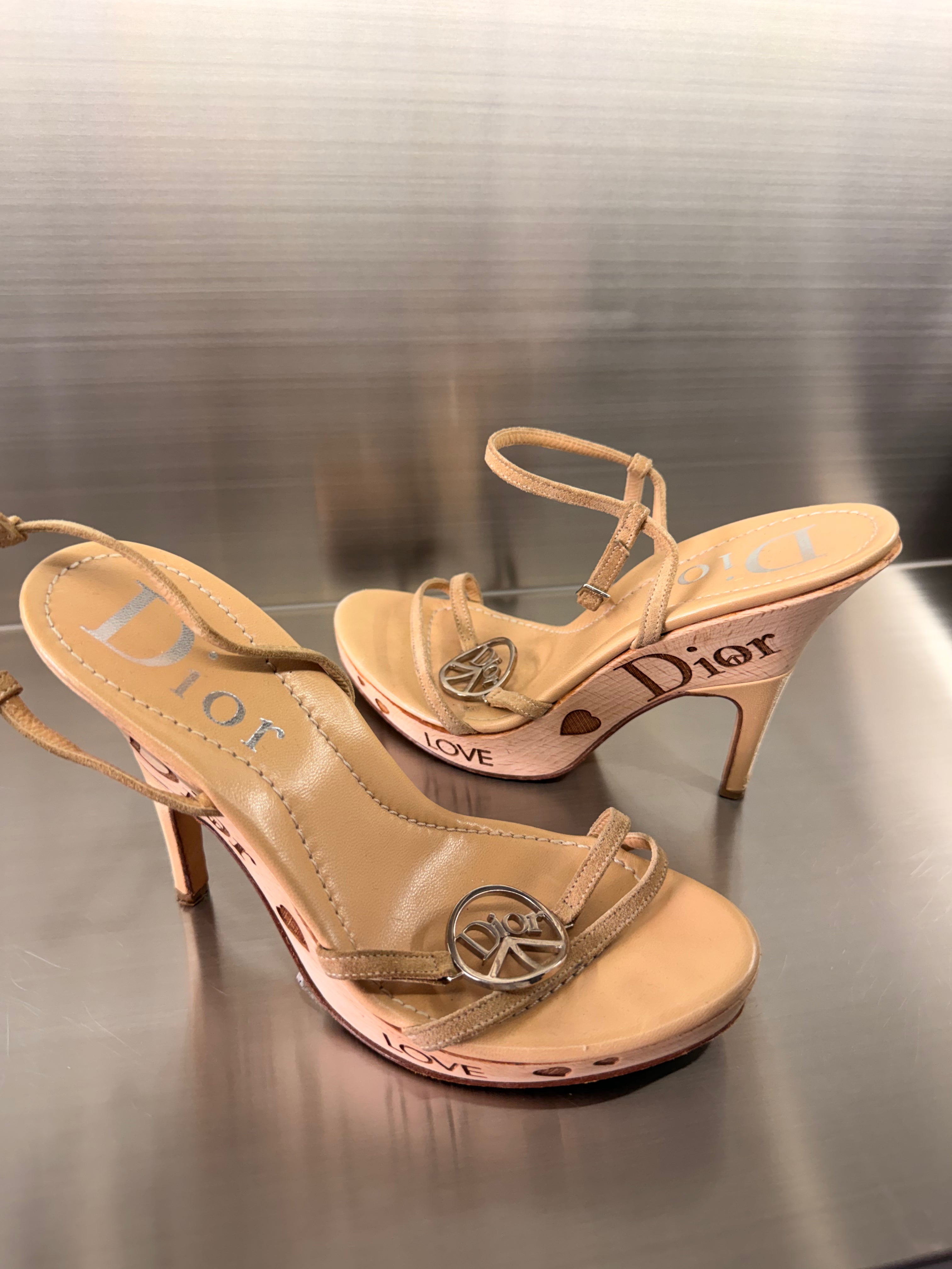 Dior Wooden Peace Heels