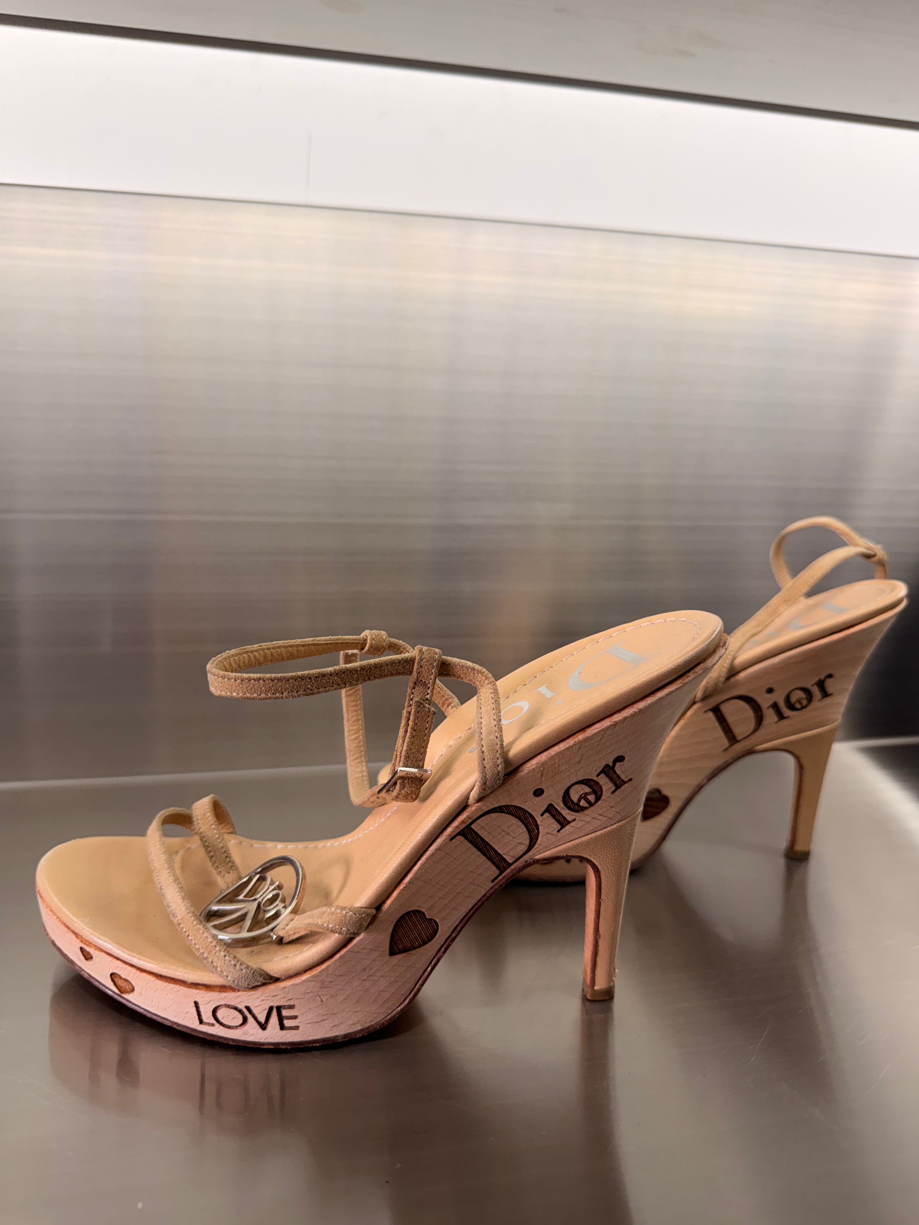 Dior Wooden Peace Heels
