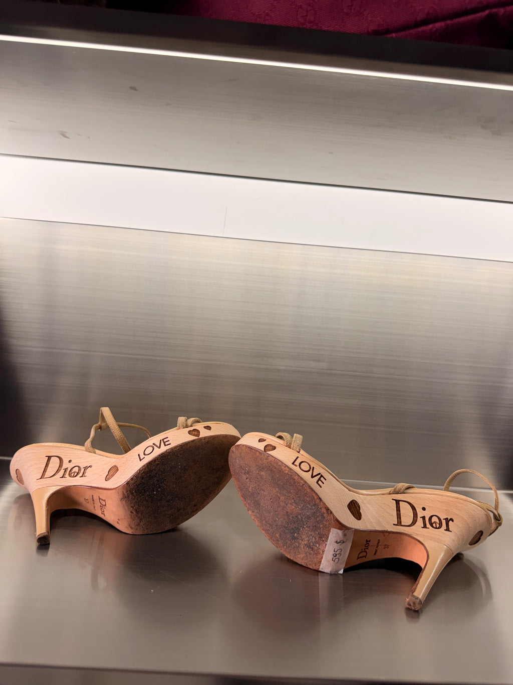 Dior Wooden Peace Heels