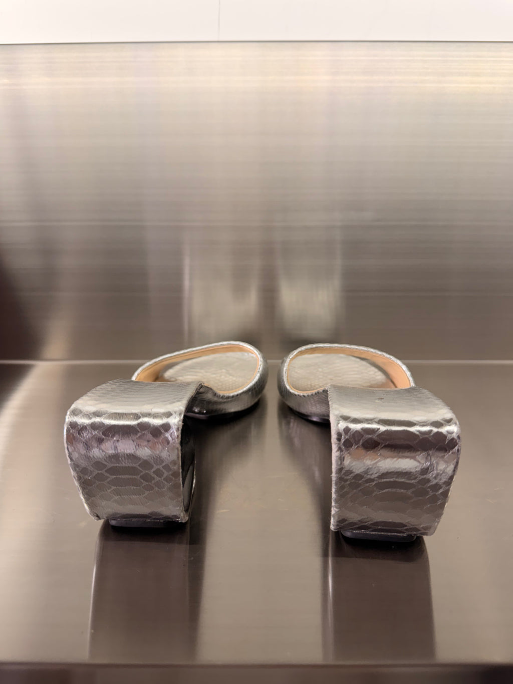 United Nude Silver Sandals