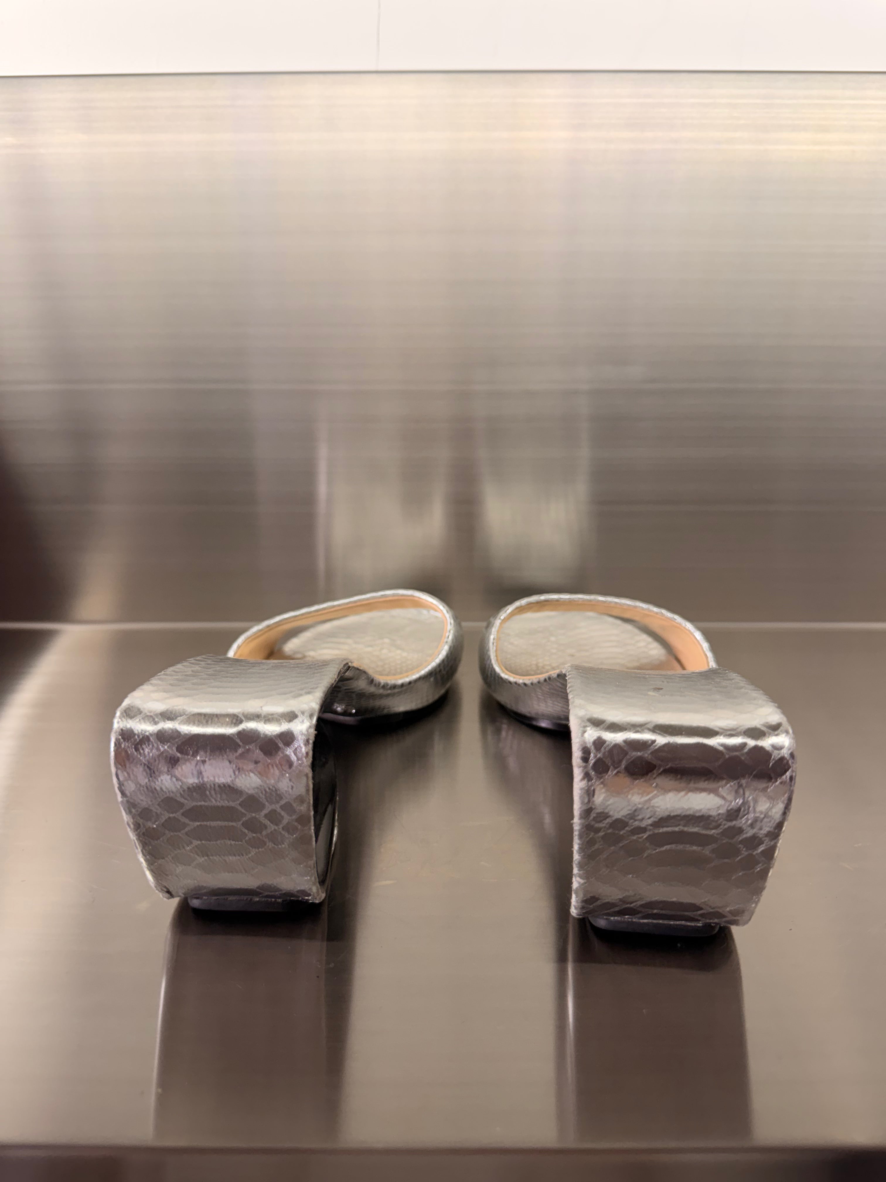 United Nude Silver Sandals