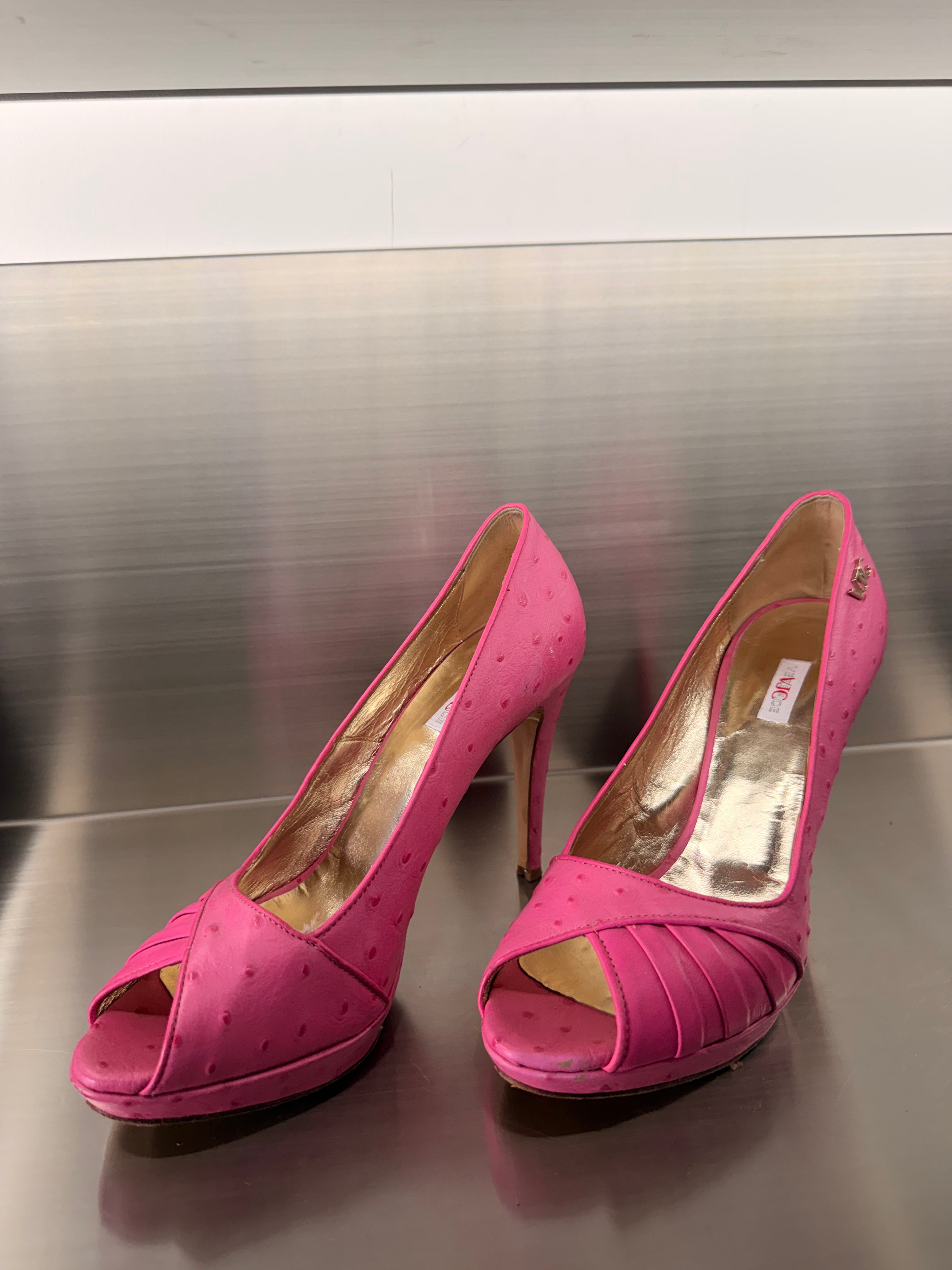 Versace Jeans Couture Pink Heels